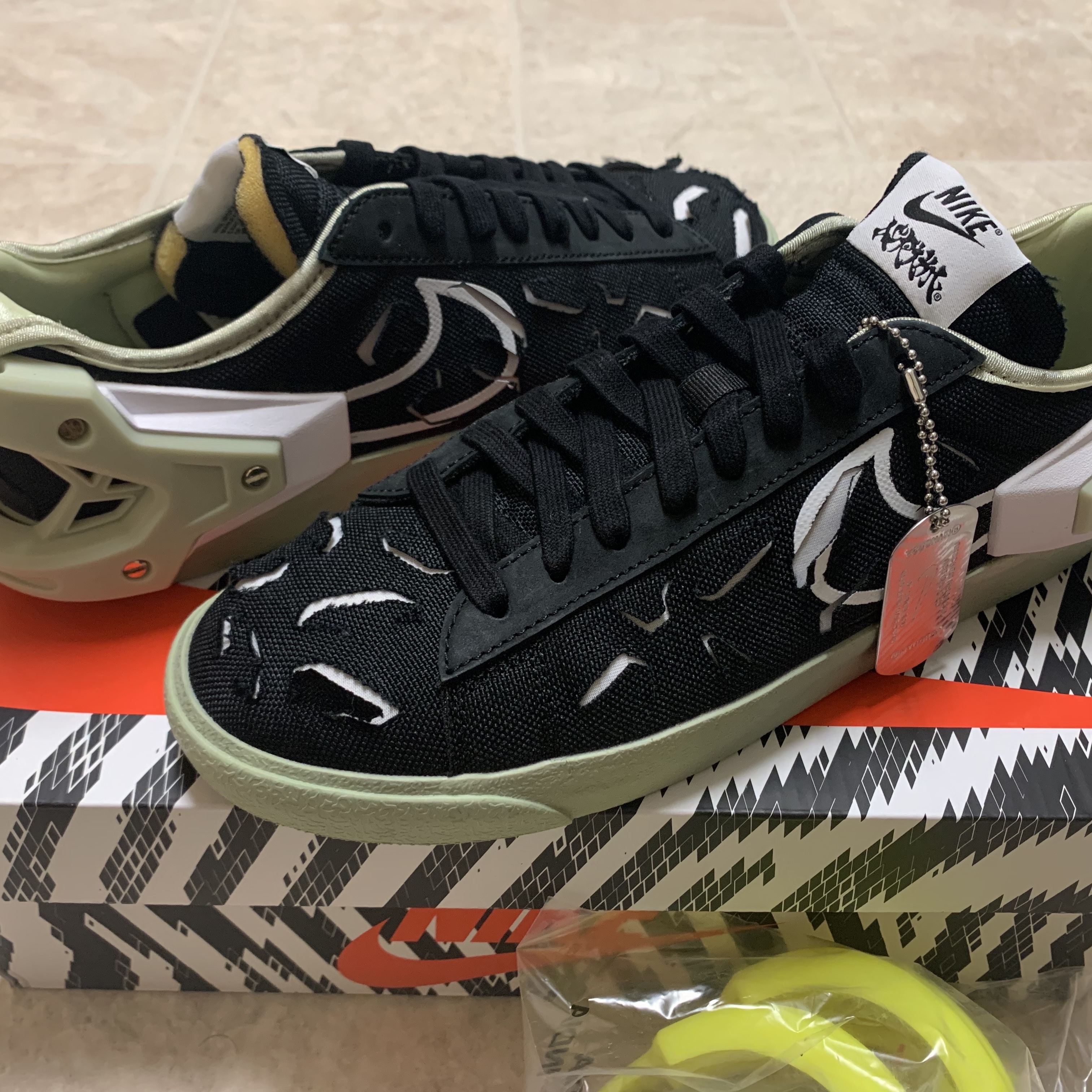 Nike x Acronym Blazer Low Black 착용 스타일