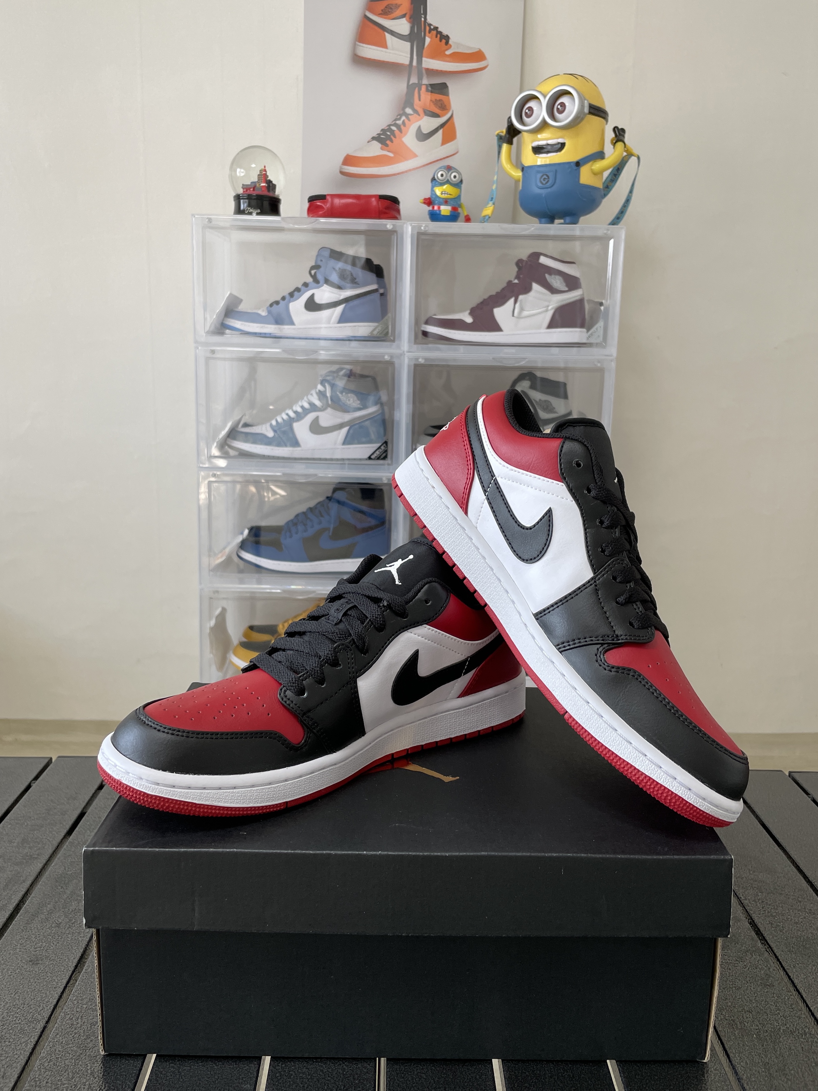 Jordan 1 Low Bred Toe 착용 스타일