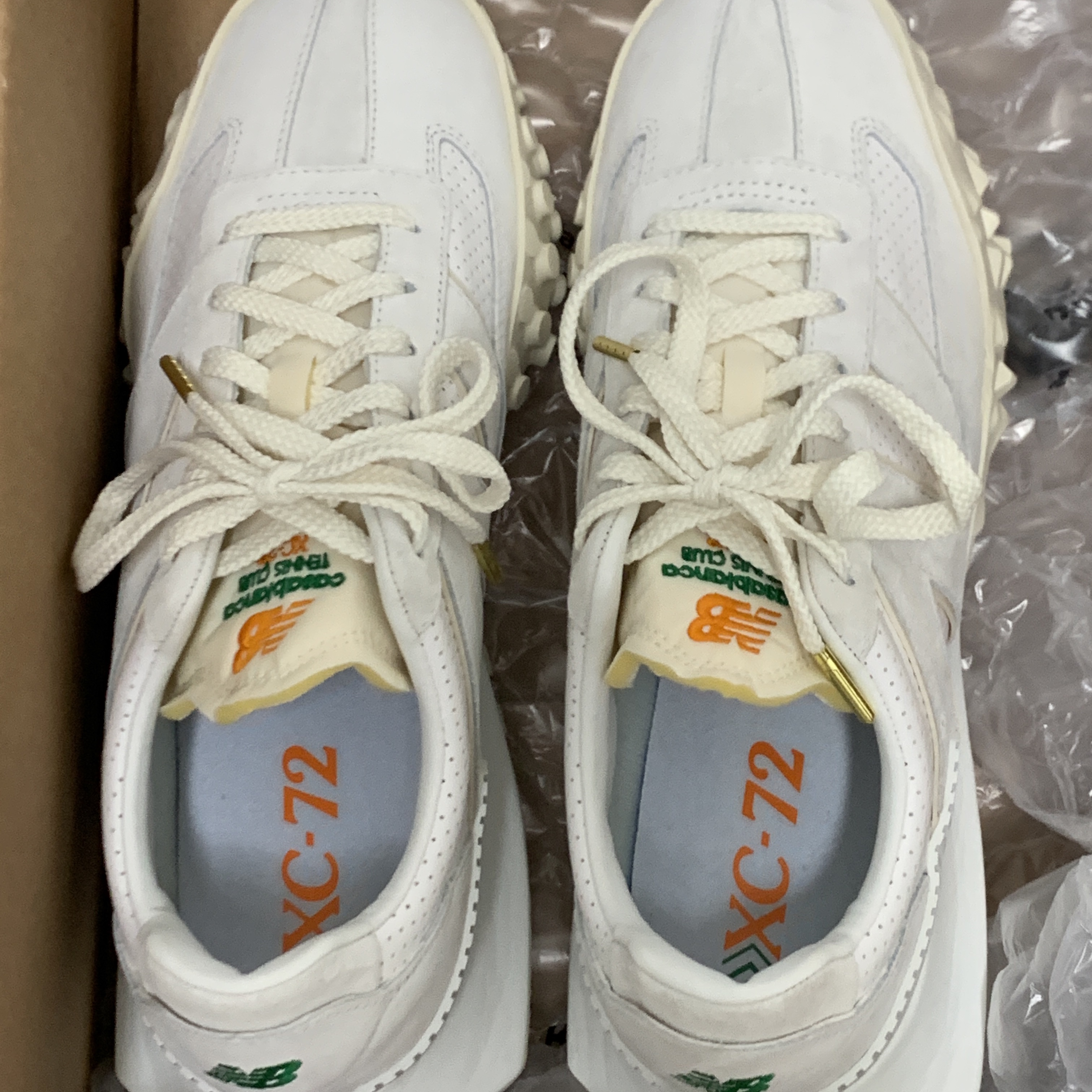 New Balance x Casablanca XC-72 Marshmallow Brilliant White 착용 스타일