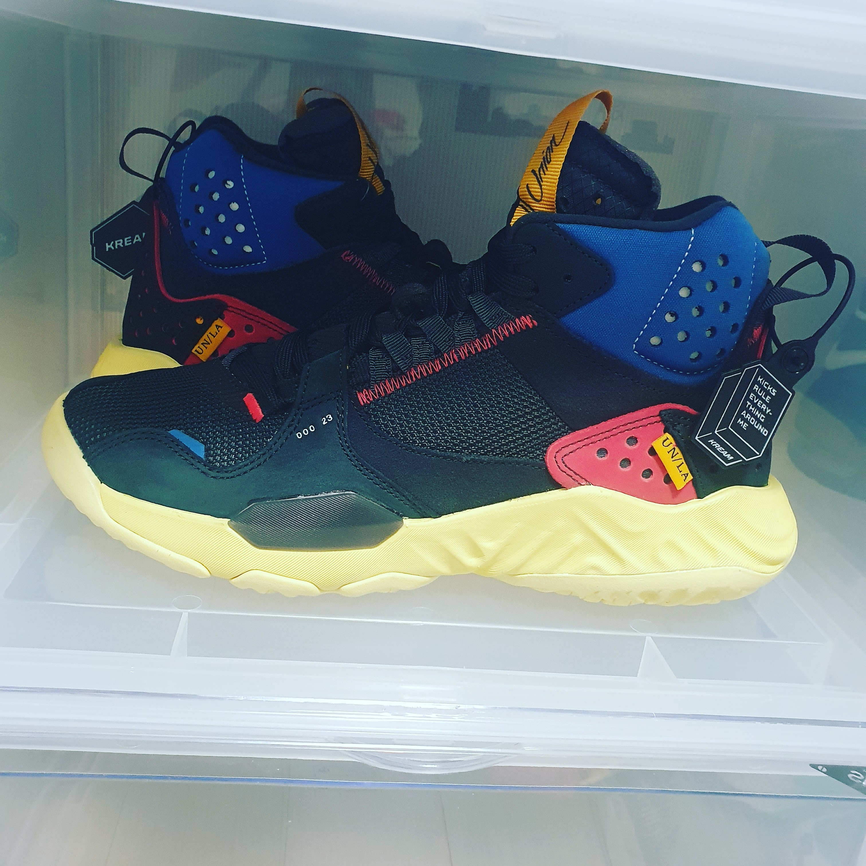Jordan x Union Delta Mid Off Noir 착용 스타일