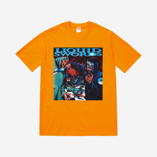 Supreme Liquid Swords T-Shirt Bright Orange - 18FW
