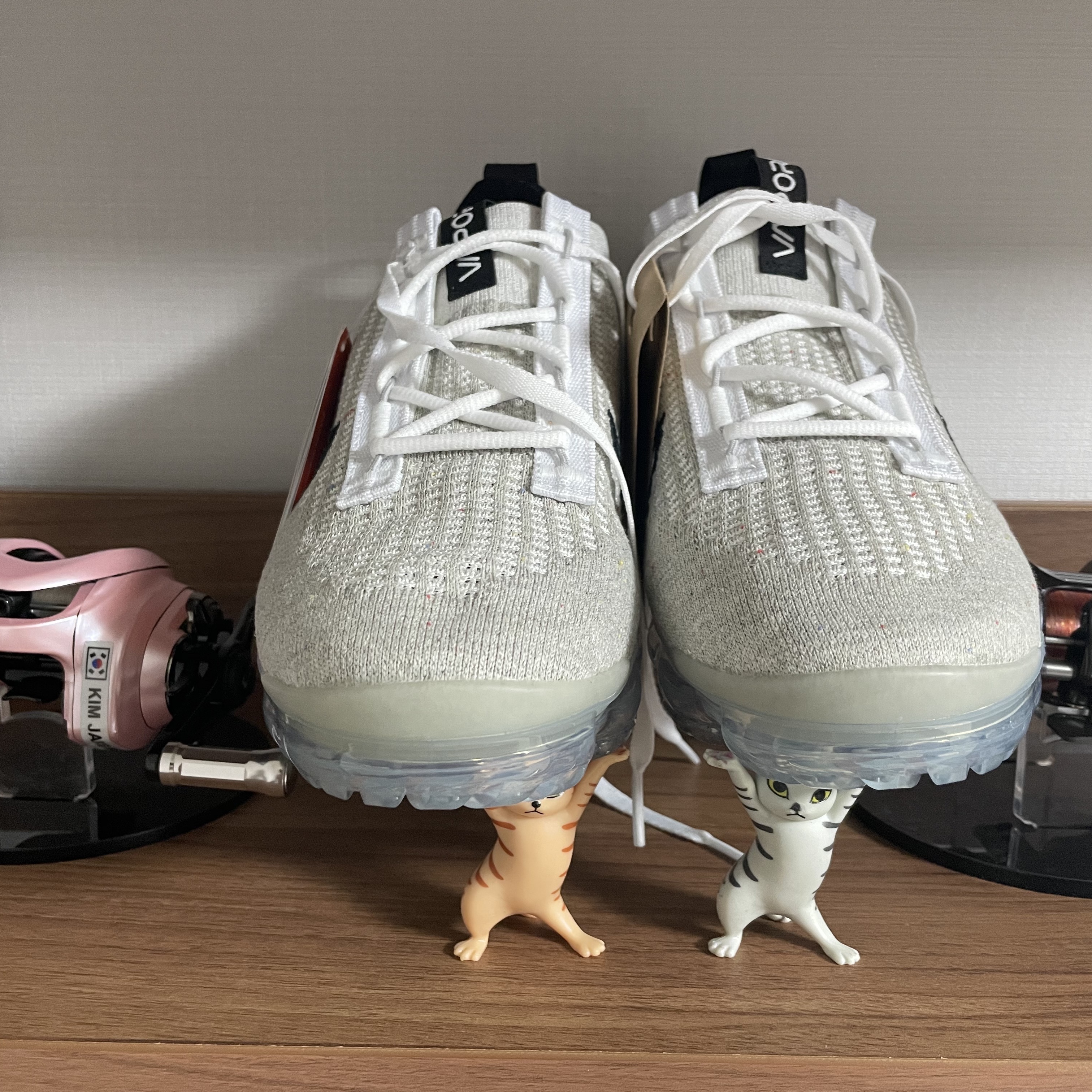Nike Air VaporMax 2021 Flyknit White 착용 스타일 - 2