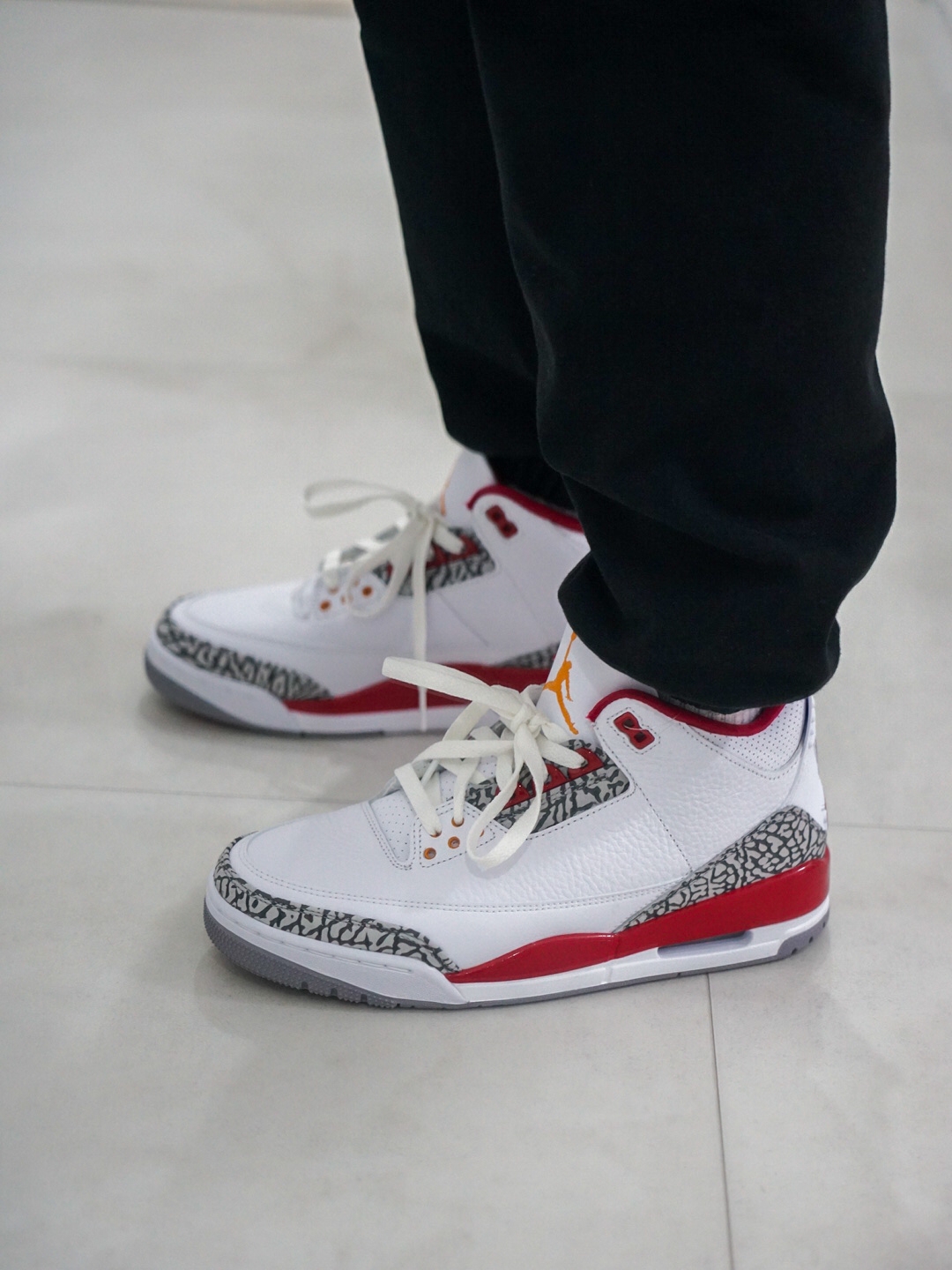 Jordan 3 Retro Cardinal Red 착용 스타일