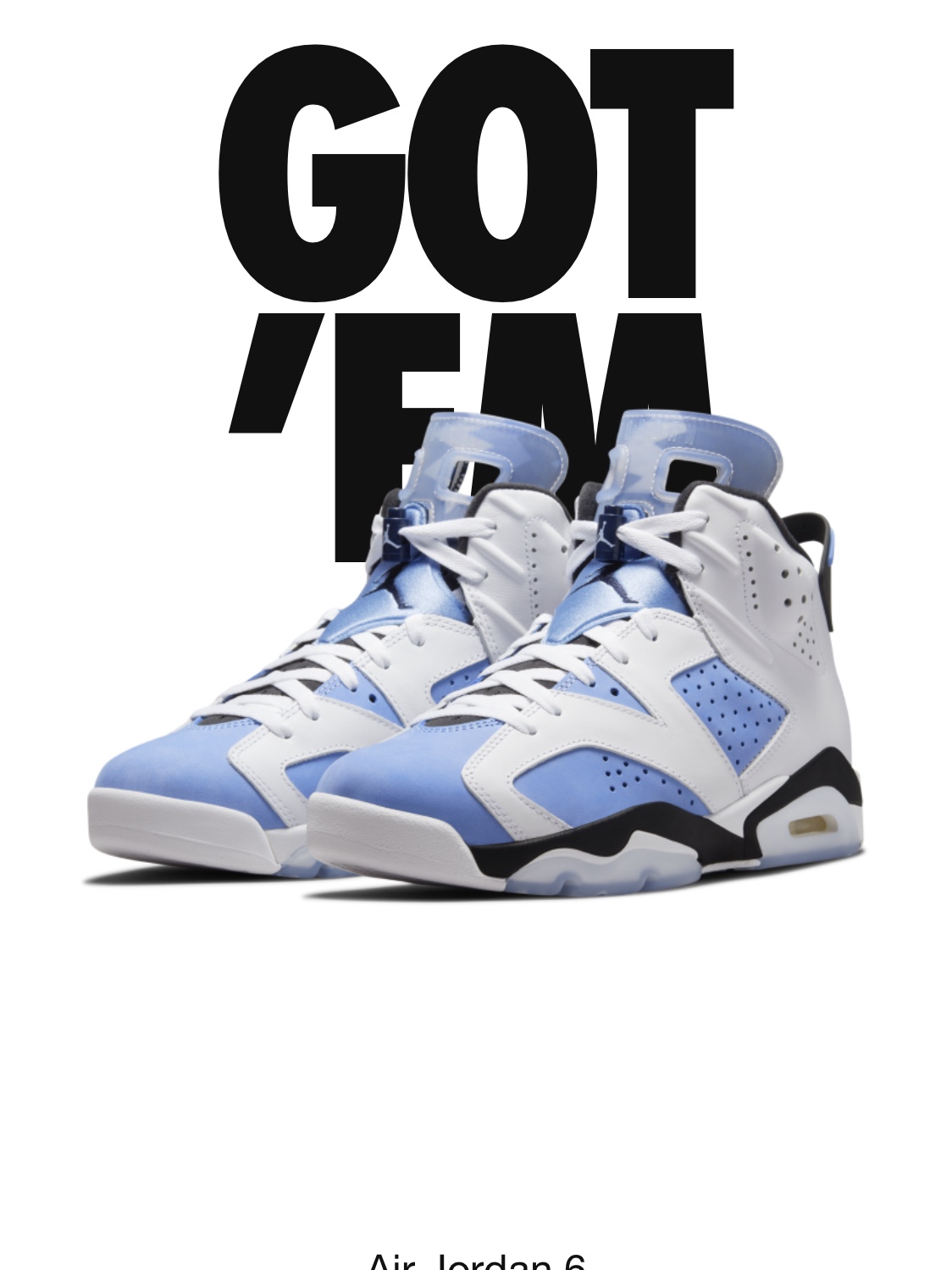 Jordan 6 Retro University Blue, Jordan 1 Retro High OG Dark Marina Blue 착용 스타일 - 1
