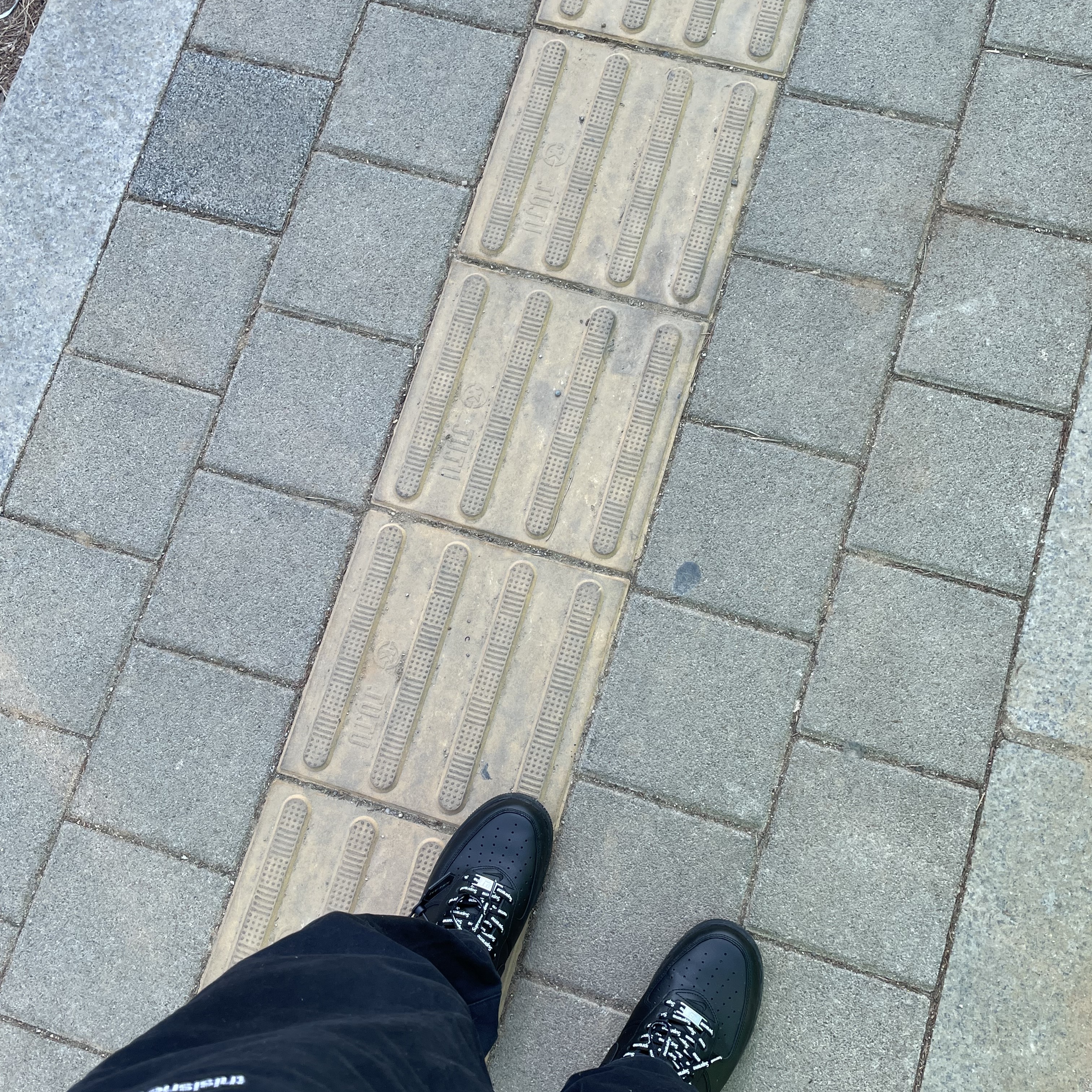 Nike x Supreme Air Force 1 Low Black 착용 스타일