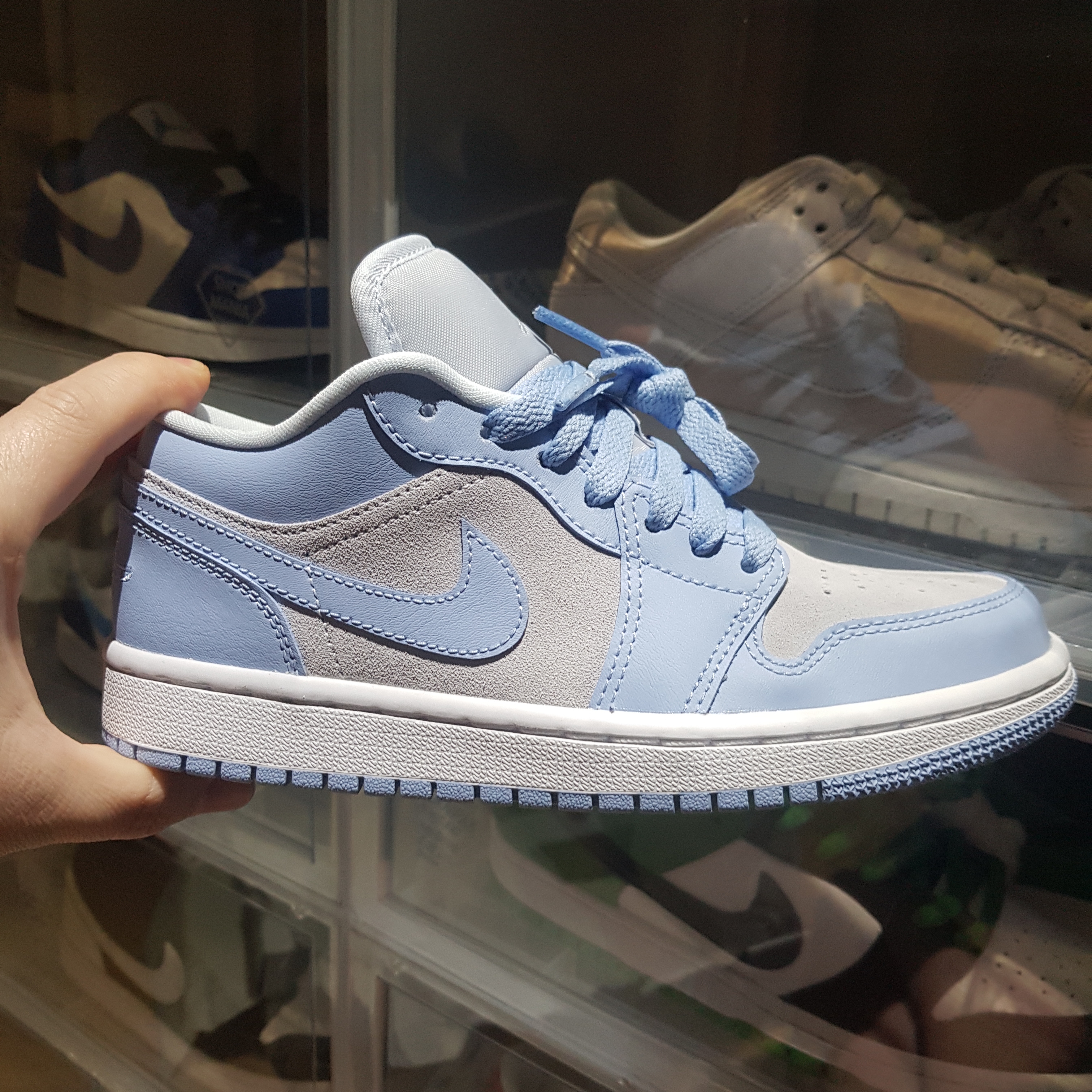 (W) Jordan 1 Low Aluminum 착용 스타일