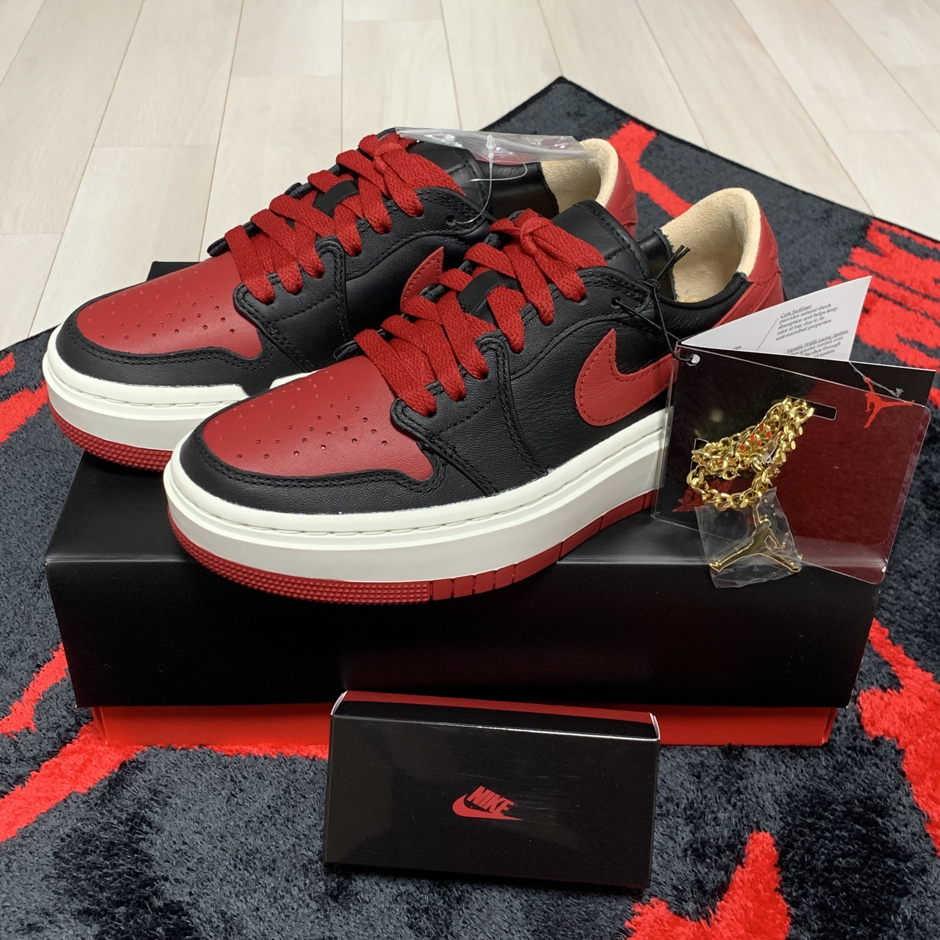 (W) Jordan 1 Elevate Low SE Bred 착용 스타일 - 1