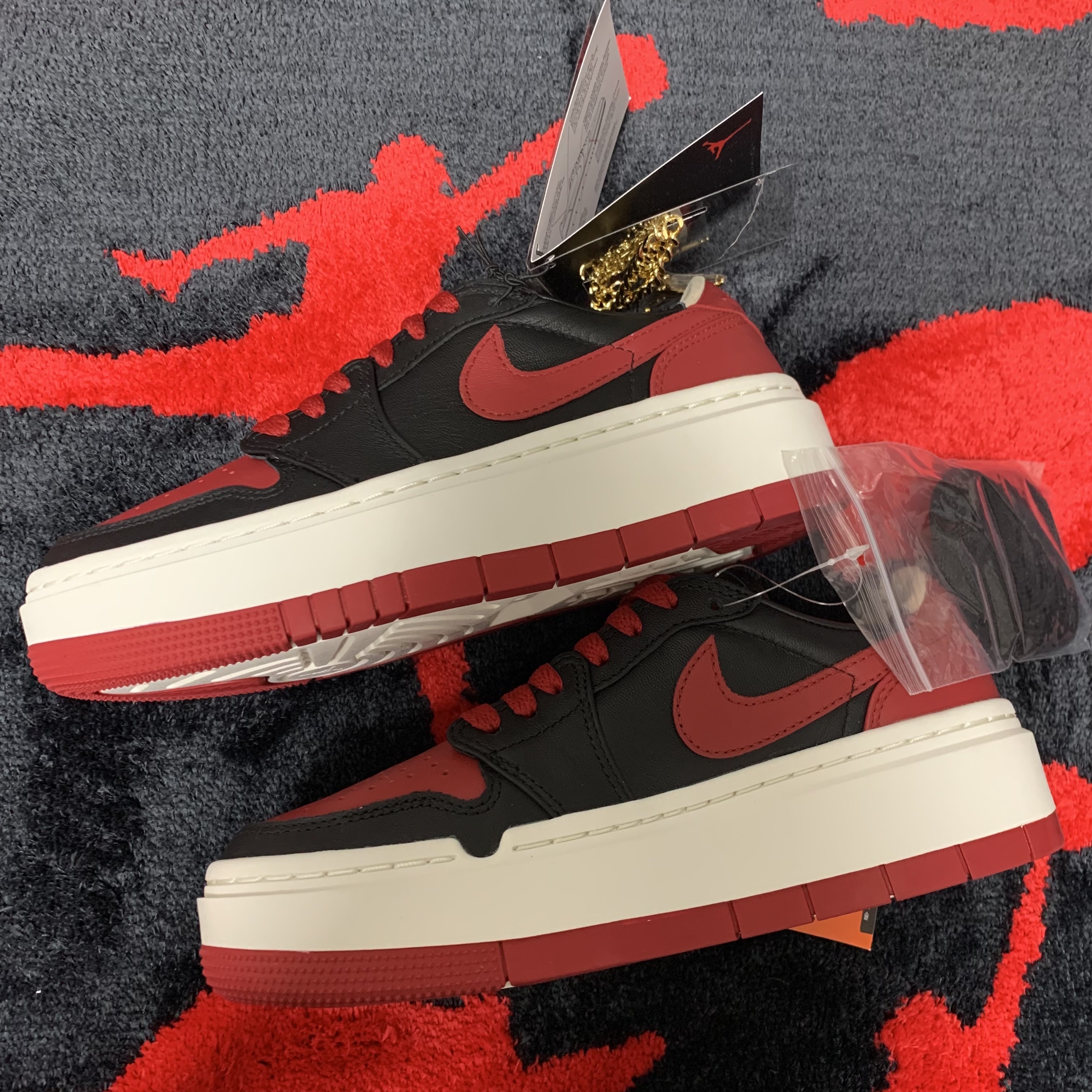 (W) Jordan 1 Elevate Low SE Bred 착용 스타일 - 3