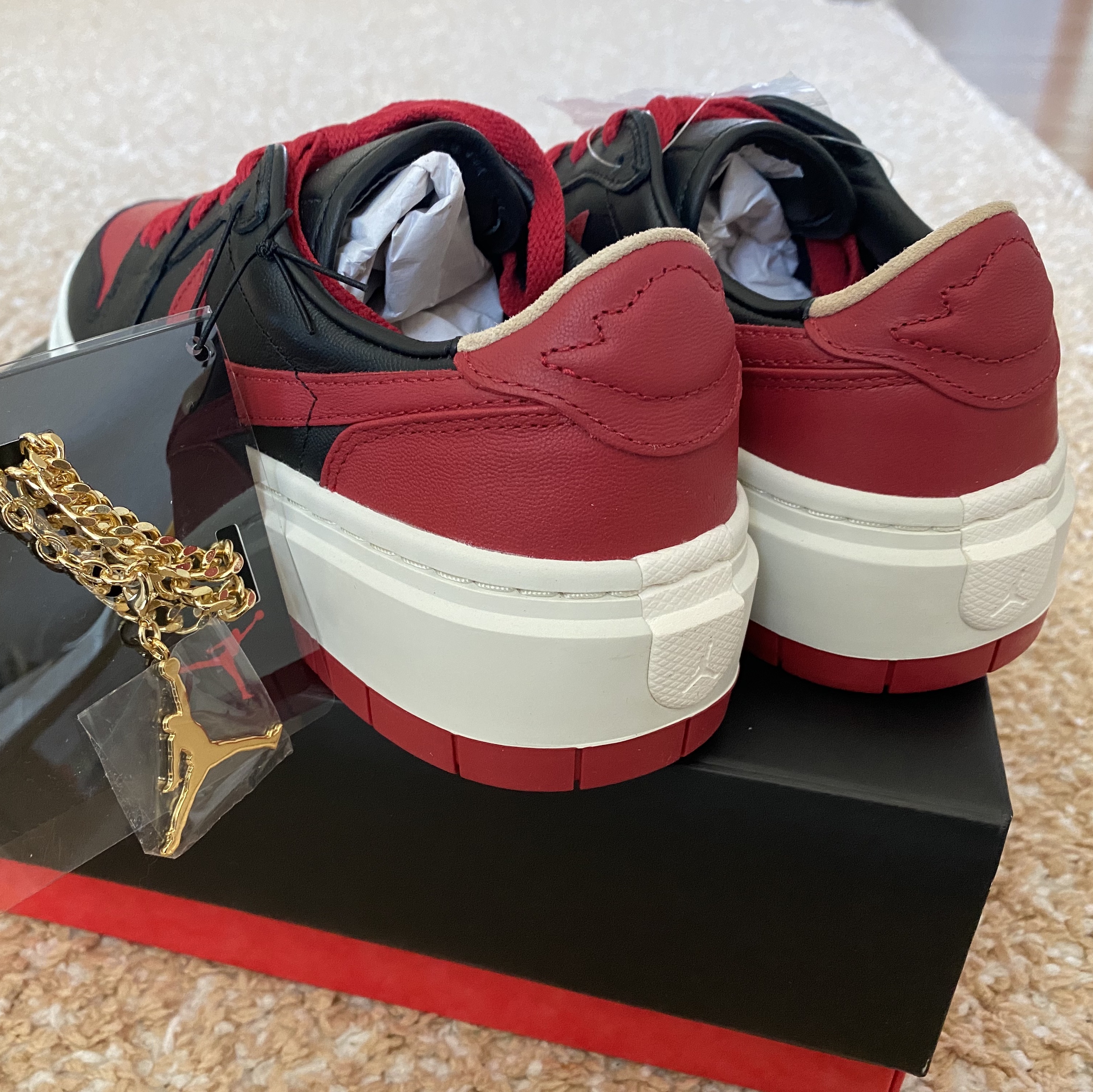 (W) Jordan 1 Elevate Low SE Bred 착용 스타일 - 2