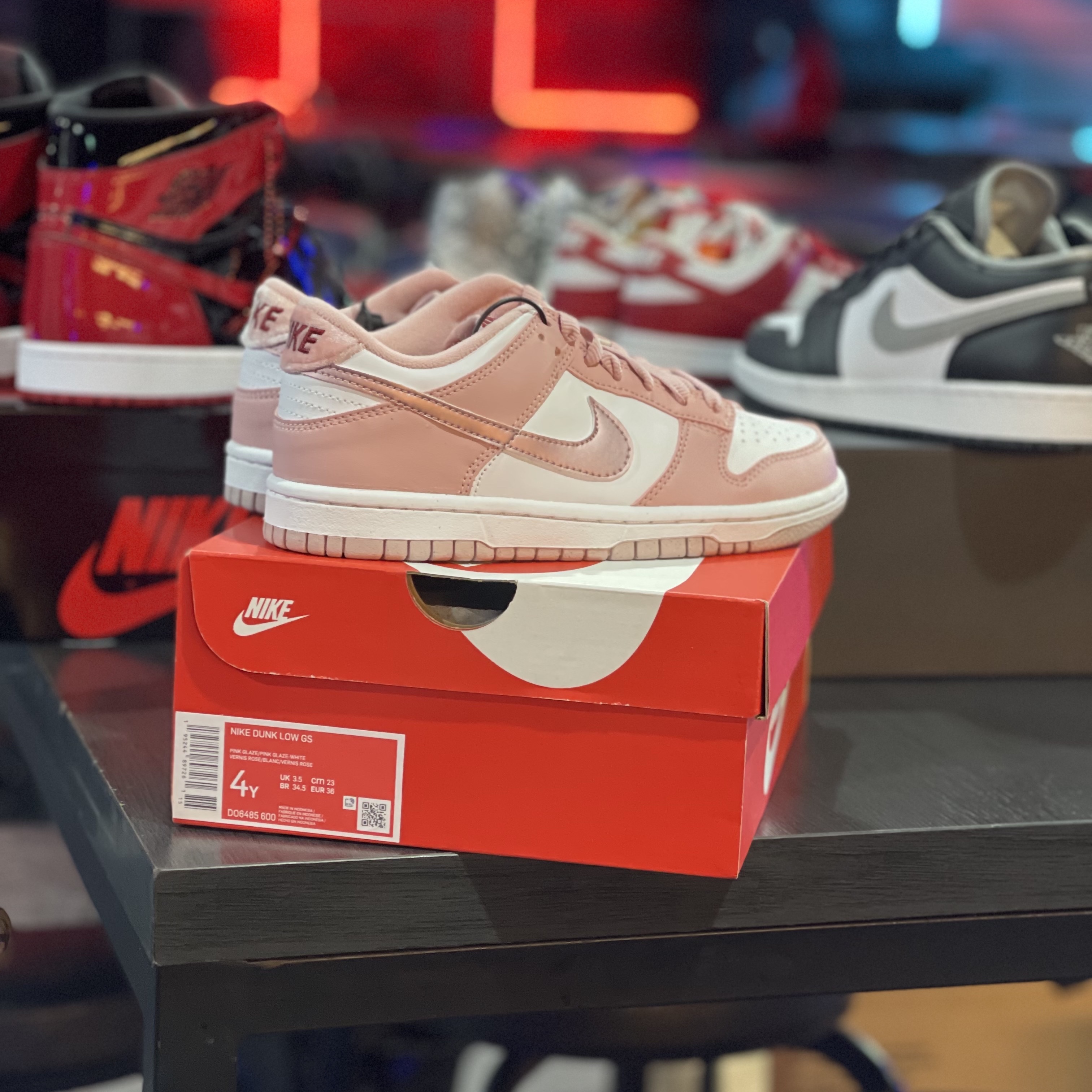 (GS) Nike Dunk Low Pink Velvet, (W) Nike Dunk Low SE Flip 착용 스타일 - 2