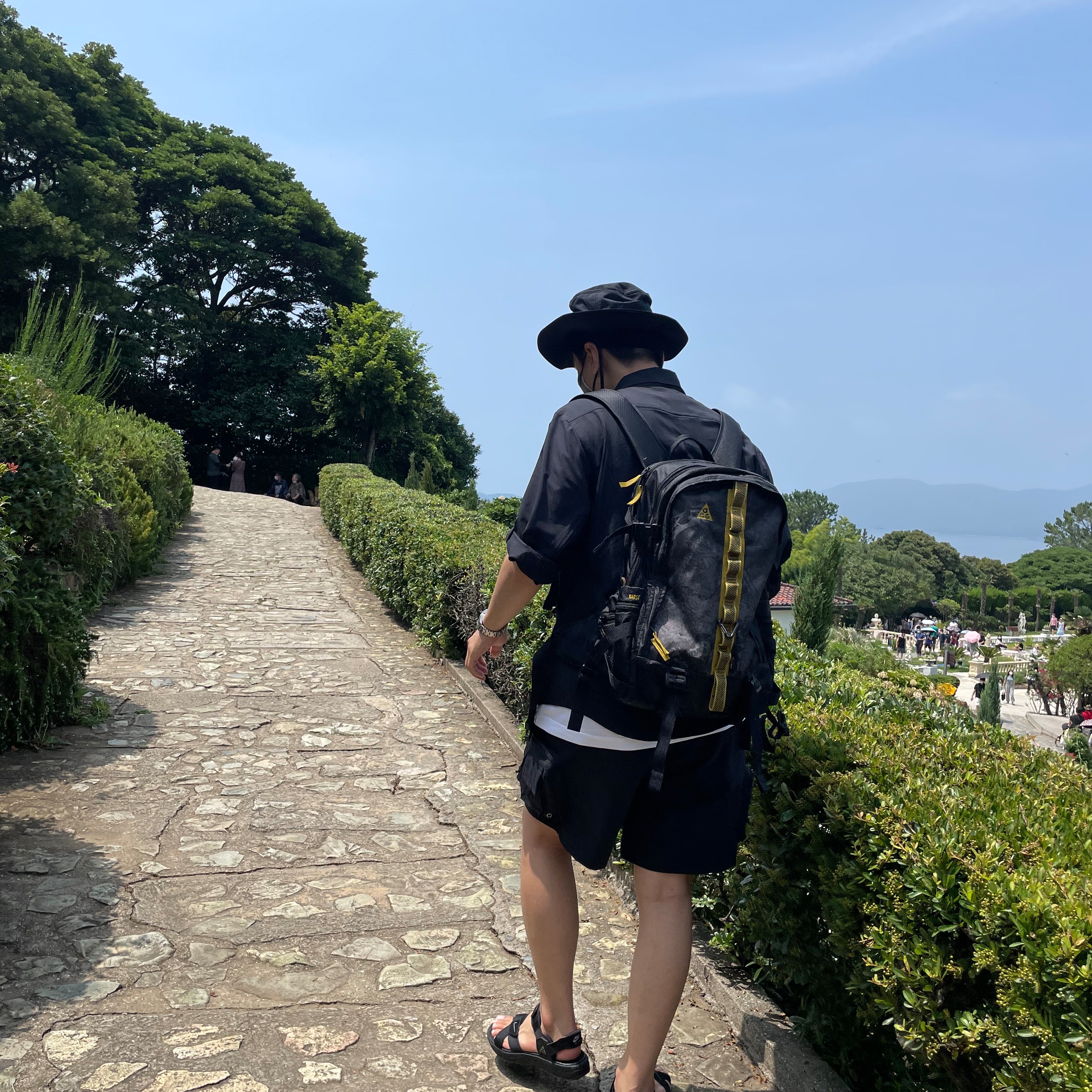 Nike ACG Devastation Trail Work Shirt Black - US/EU, Nike ACG Cargo Shorts Black - US/EU 착용 스타일 - 4