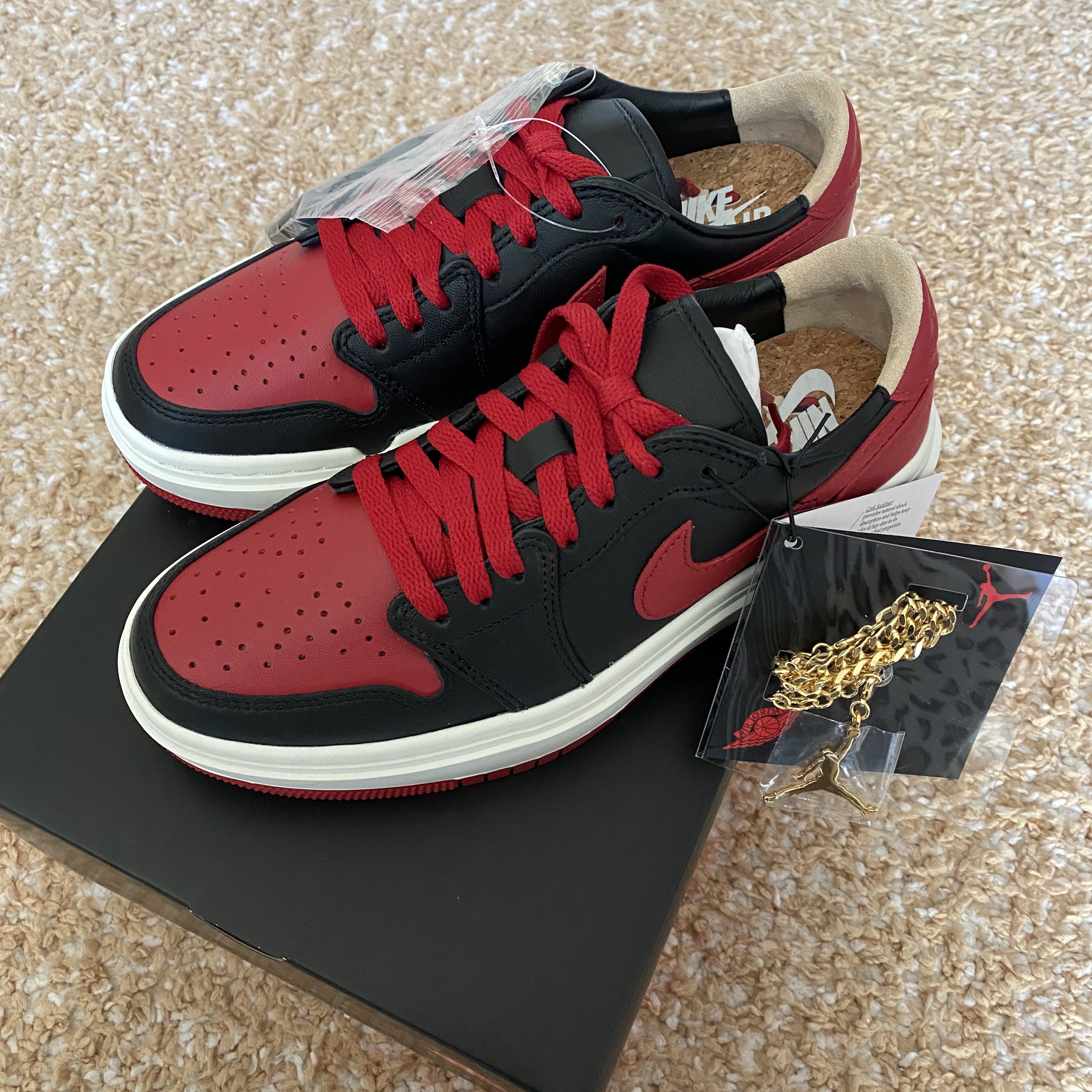 (W) Jordan 1 Elevate Low SE Bred 착용 스타일 - 1