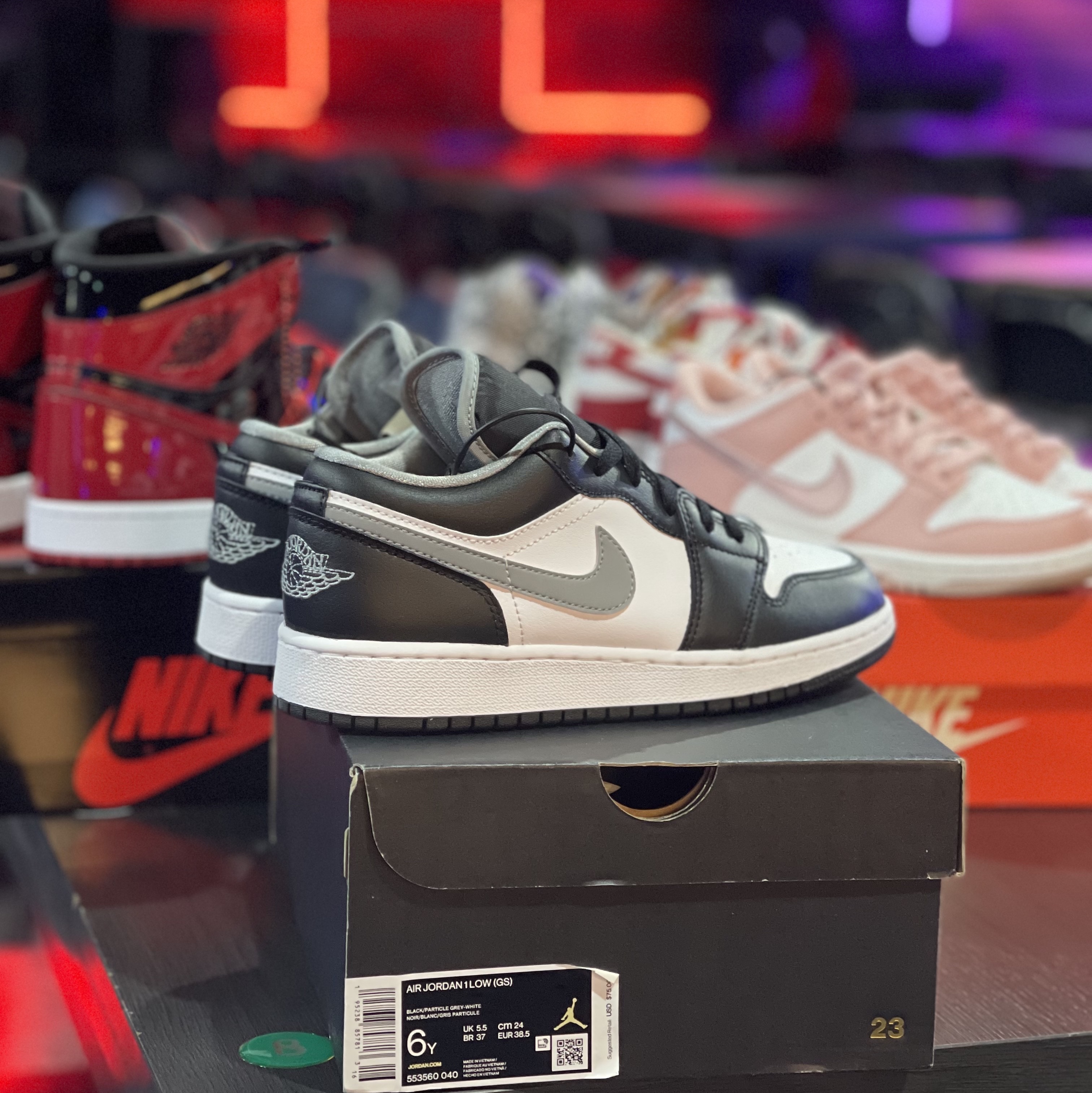 (GS) Nike Dunk Low Pink Velvet, (W) Nike Dunk Low SE Flip 착용 스타일 - 4