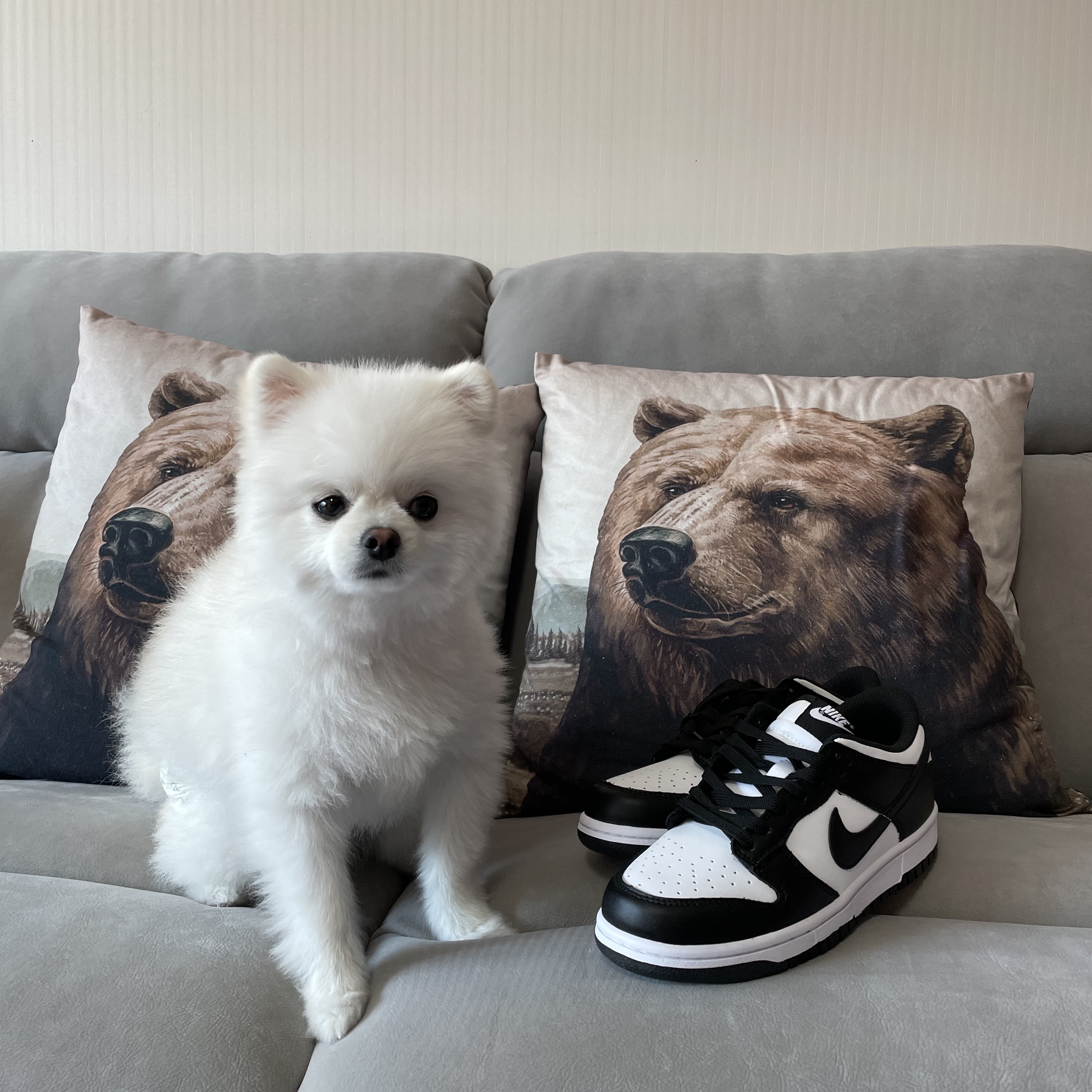Nike Dunk Low Retro Black 착용 스타일 - 2