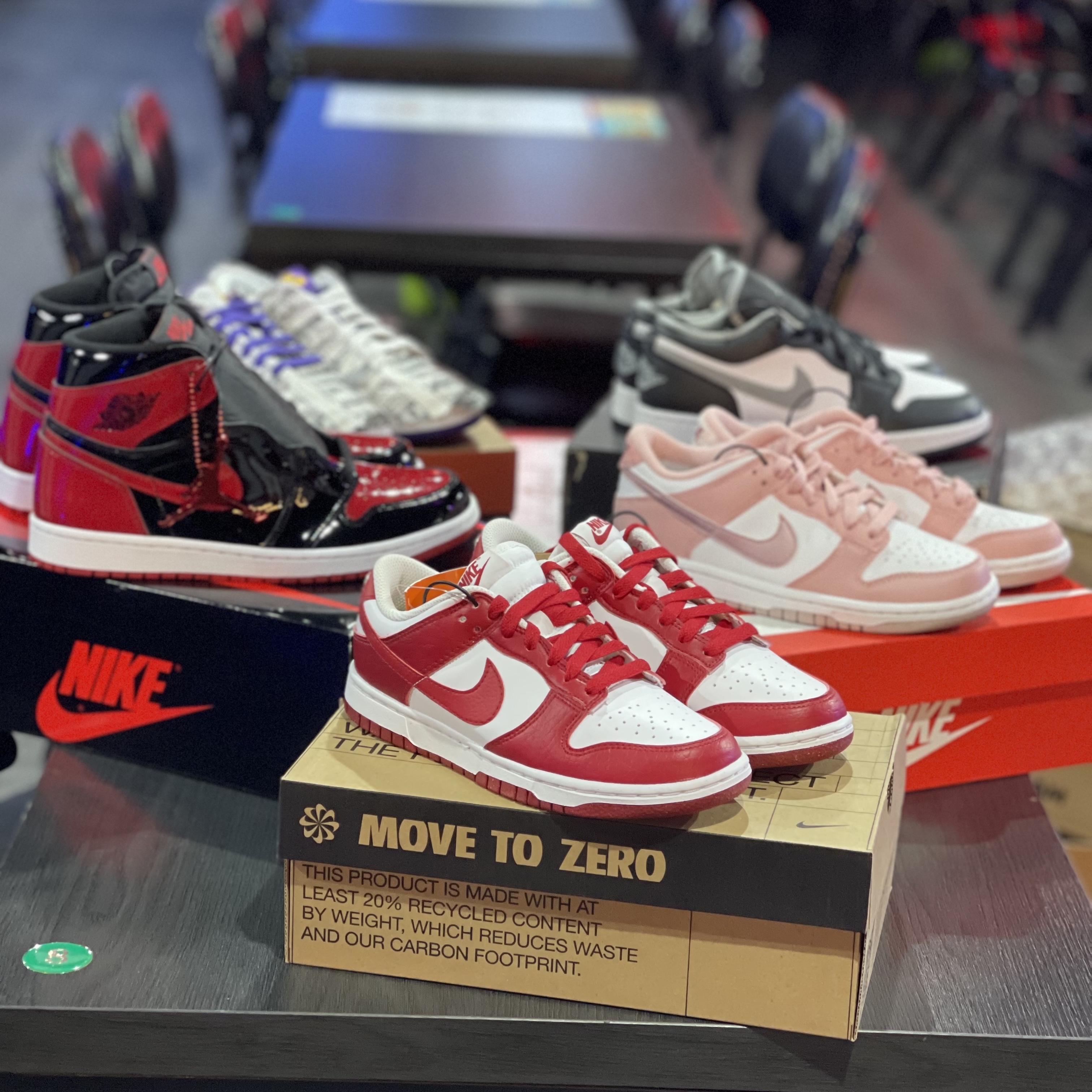 (GS) Nike Dunk Low Pink Velvet, (W) Nike Dunk Low SE Flip 착용 스타일 - 1