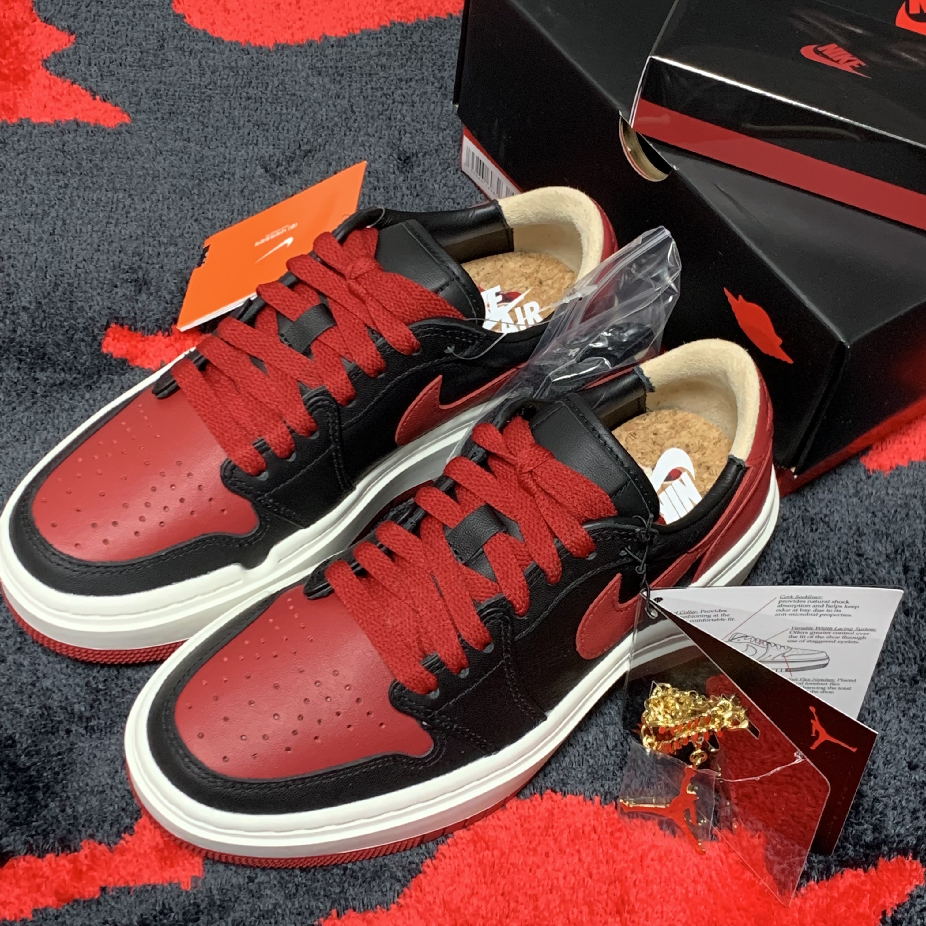 (W) Jordan 1 Elevate Low SE Bred 착용 스타일 - 2