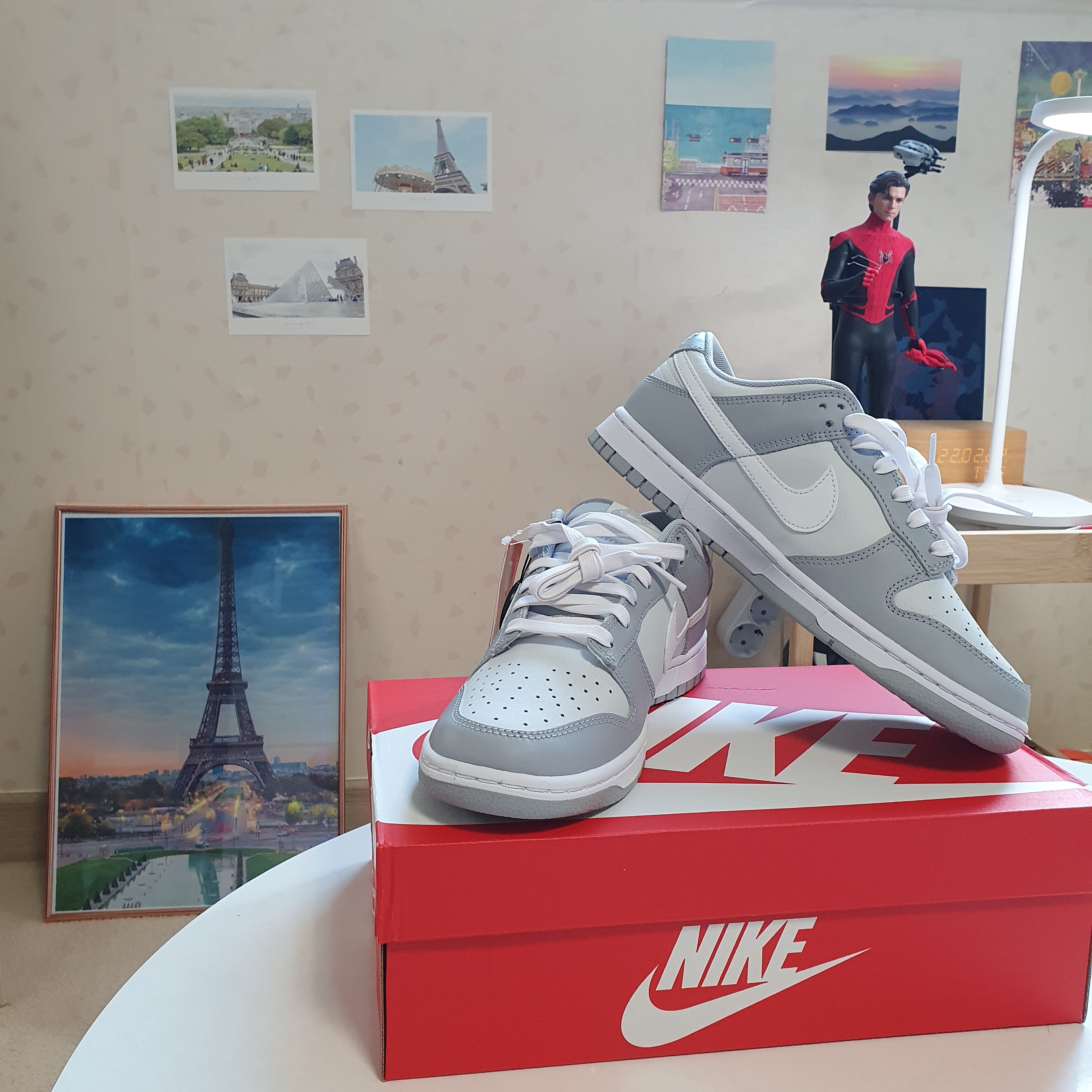 Nike Dunk Low Retro Wolf Grey 착용 스타일