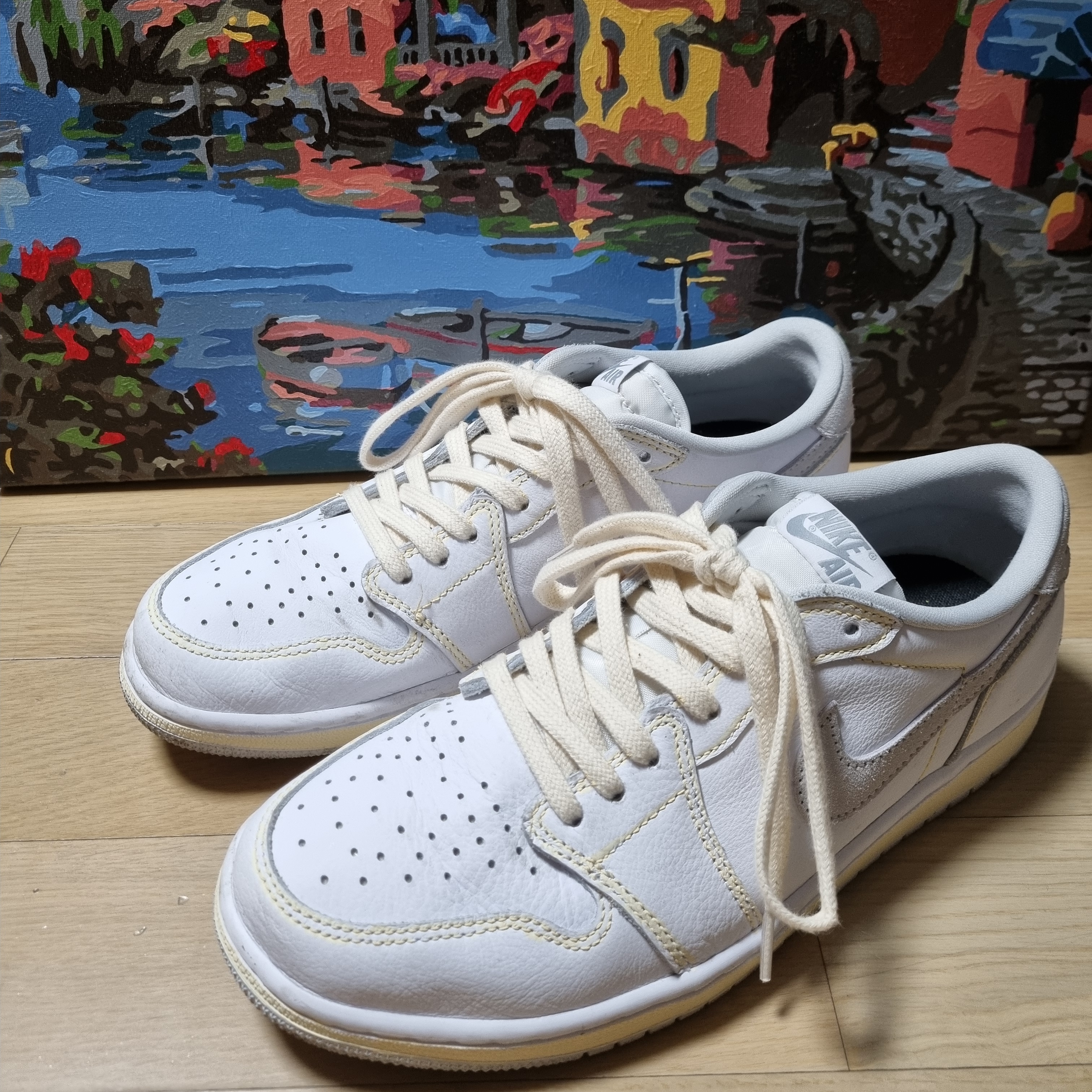 Jordan 1 Low OG Neutral Grey 착용 스타일 - 1