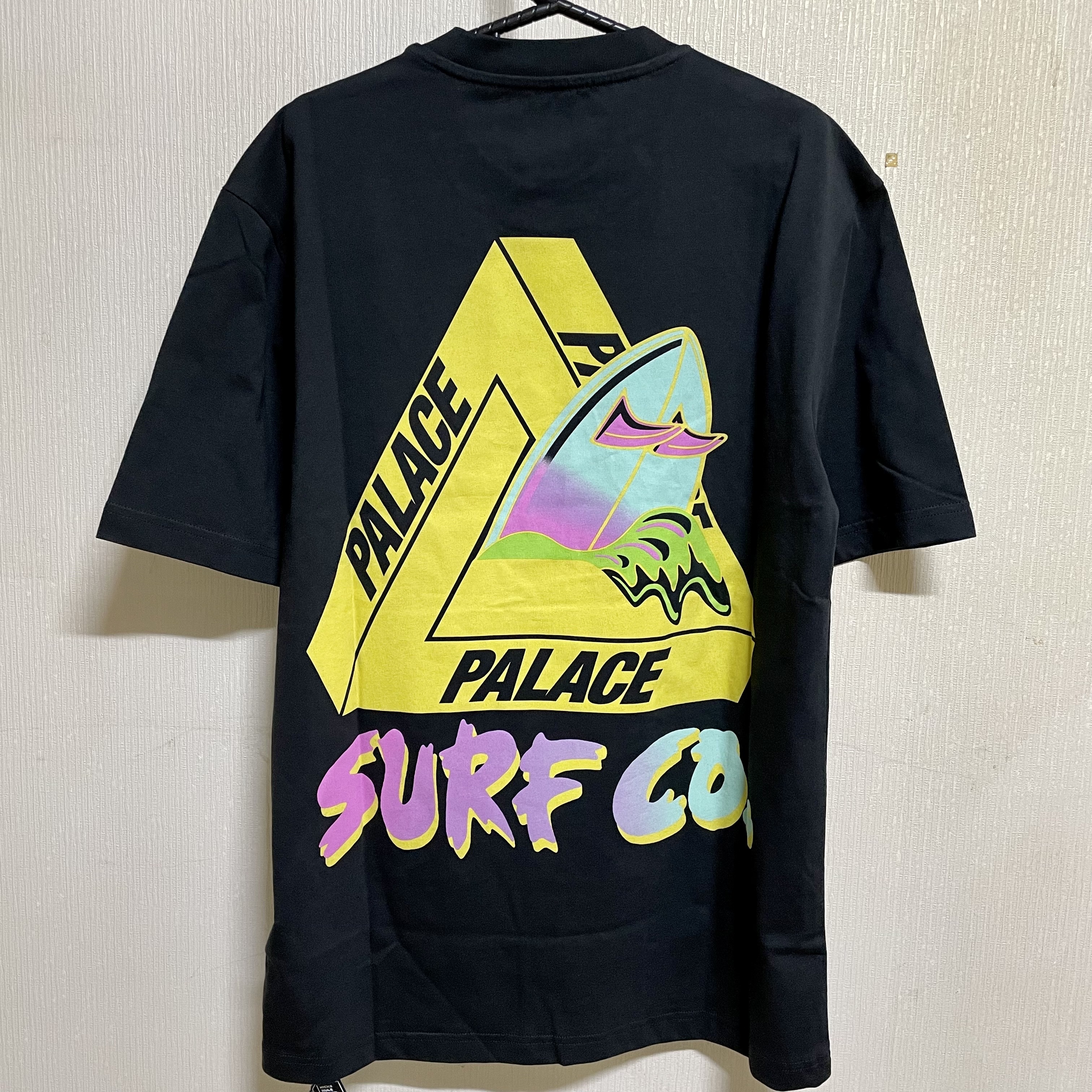 Palace Tri-Surf Co T-Shirt Black - 22SS 착용 스타일 - 1