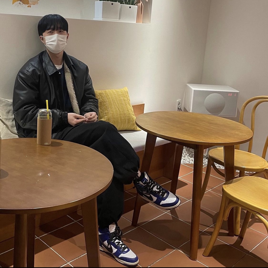 Nike x Ambush Dunk High Deep Royal Blue 착용 스타일