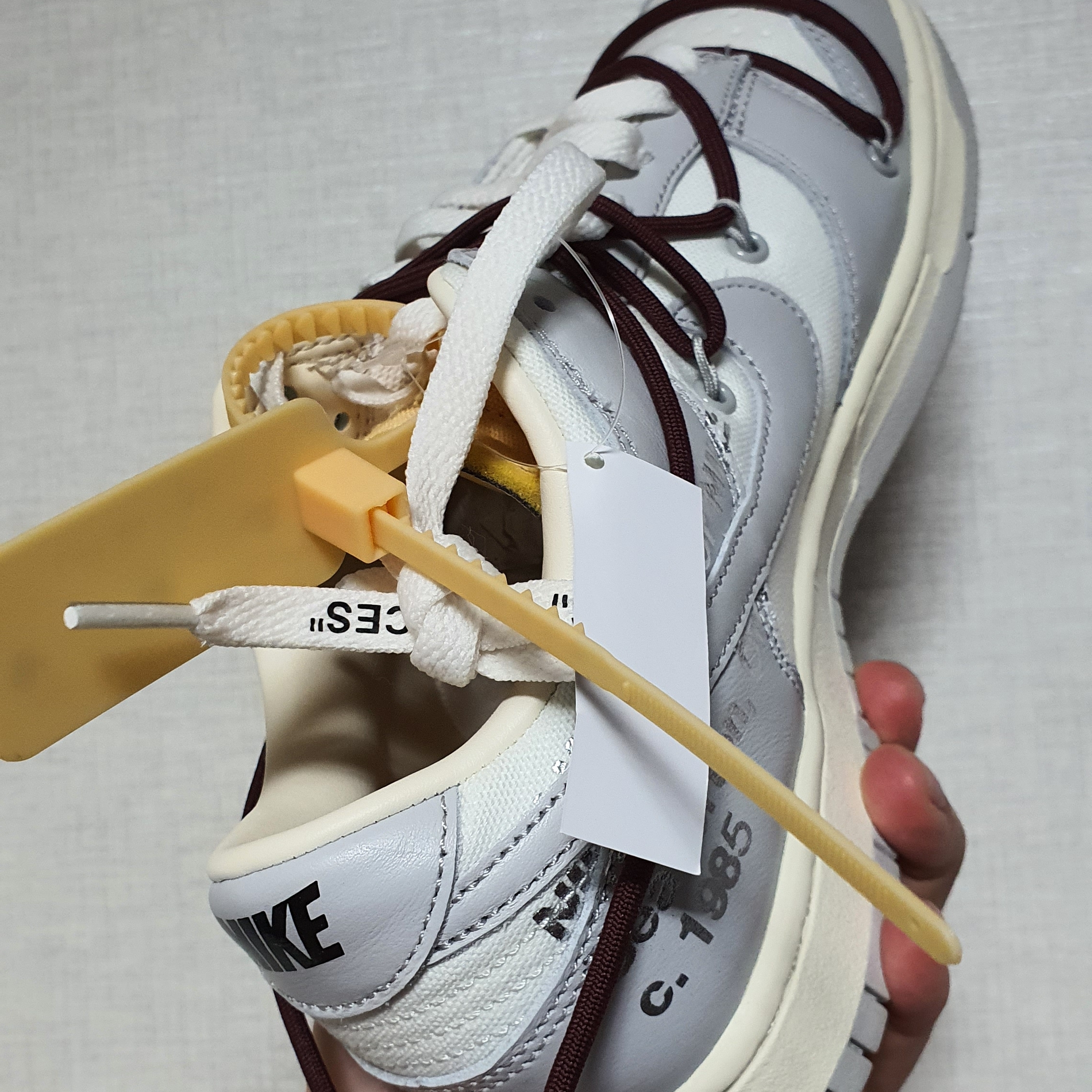 Nike x Off-White Dunk Low The 50 - Lot 46 착용 스타일 - 1