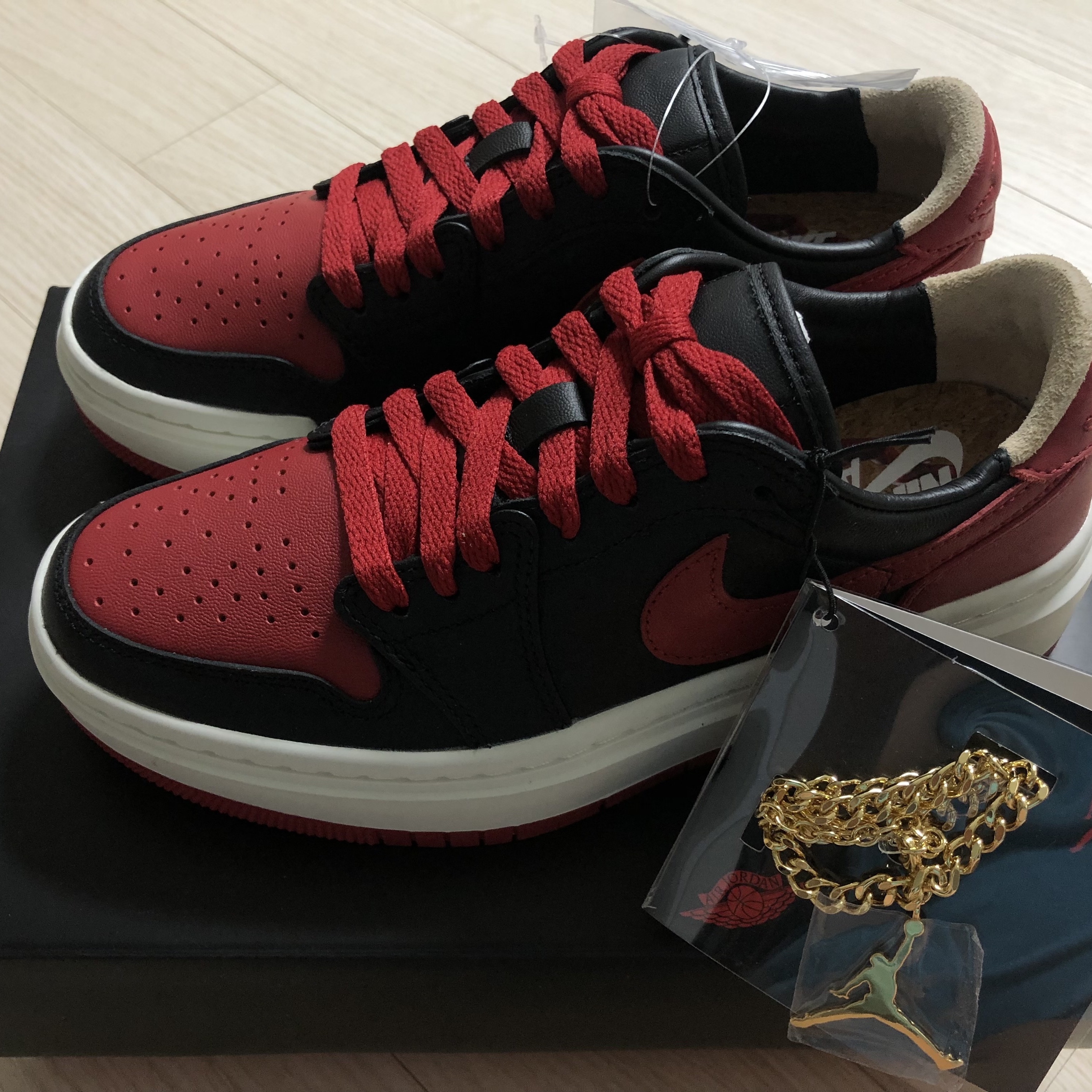 (W) Jordan 1 Elevate Low SE Bred 착용 스타일 - 2