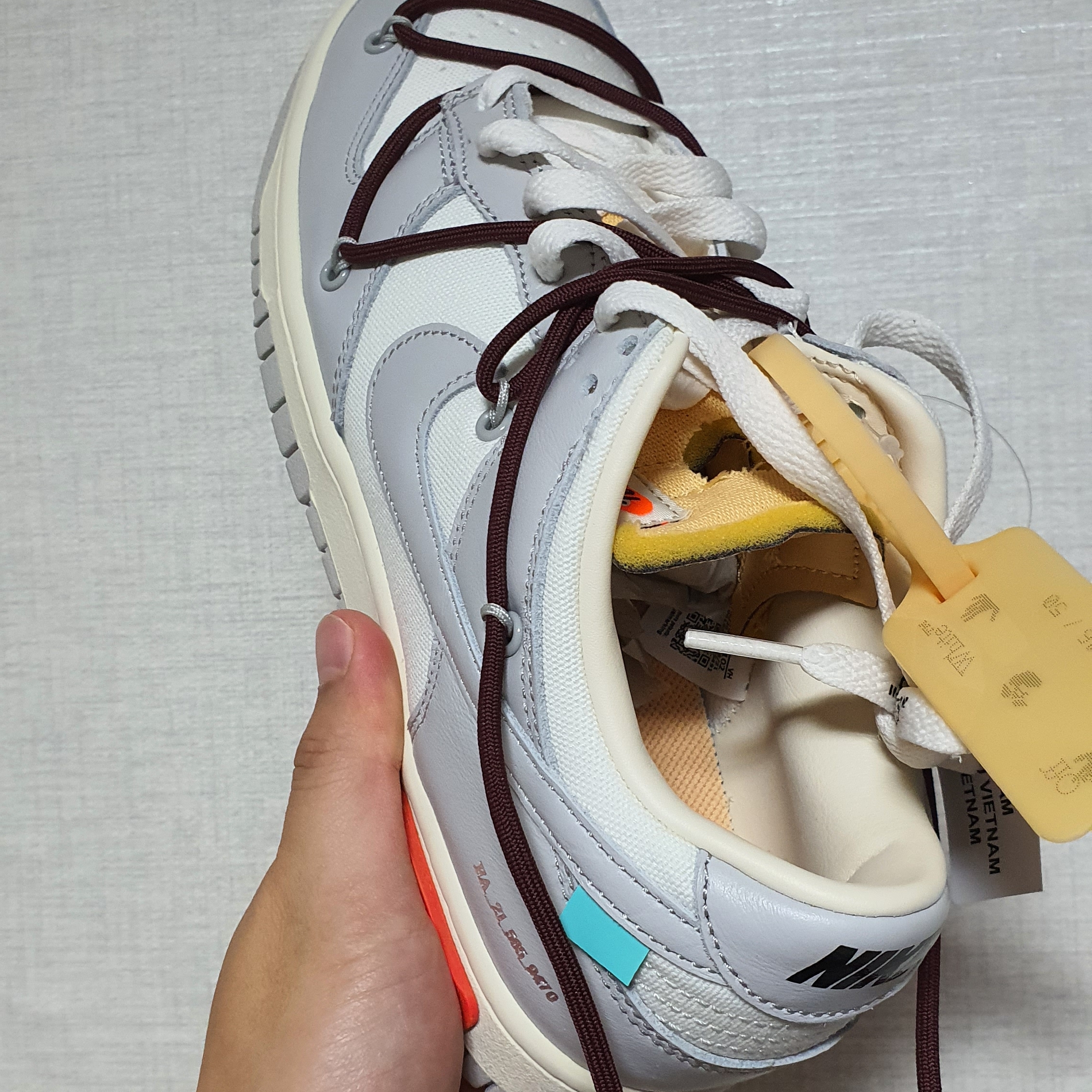 Nike x Off-White Dunk Low The 50 - Lot 46 착용 스타일 - 2