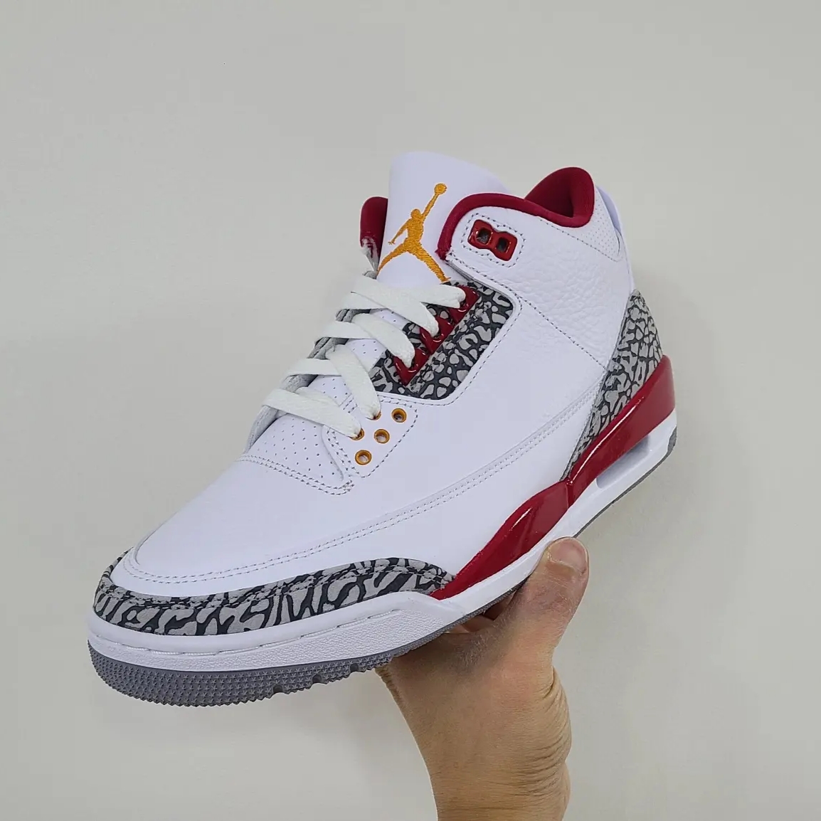 Jordan 3 Retro Cardinal Red, (TD) Jordan 3 Retro Cardinal Red 착용 스타일 - 1