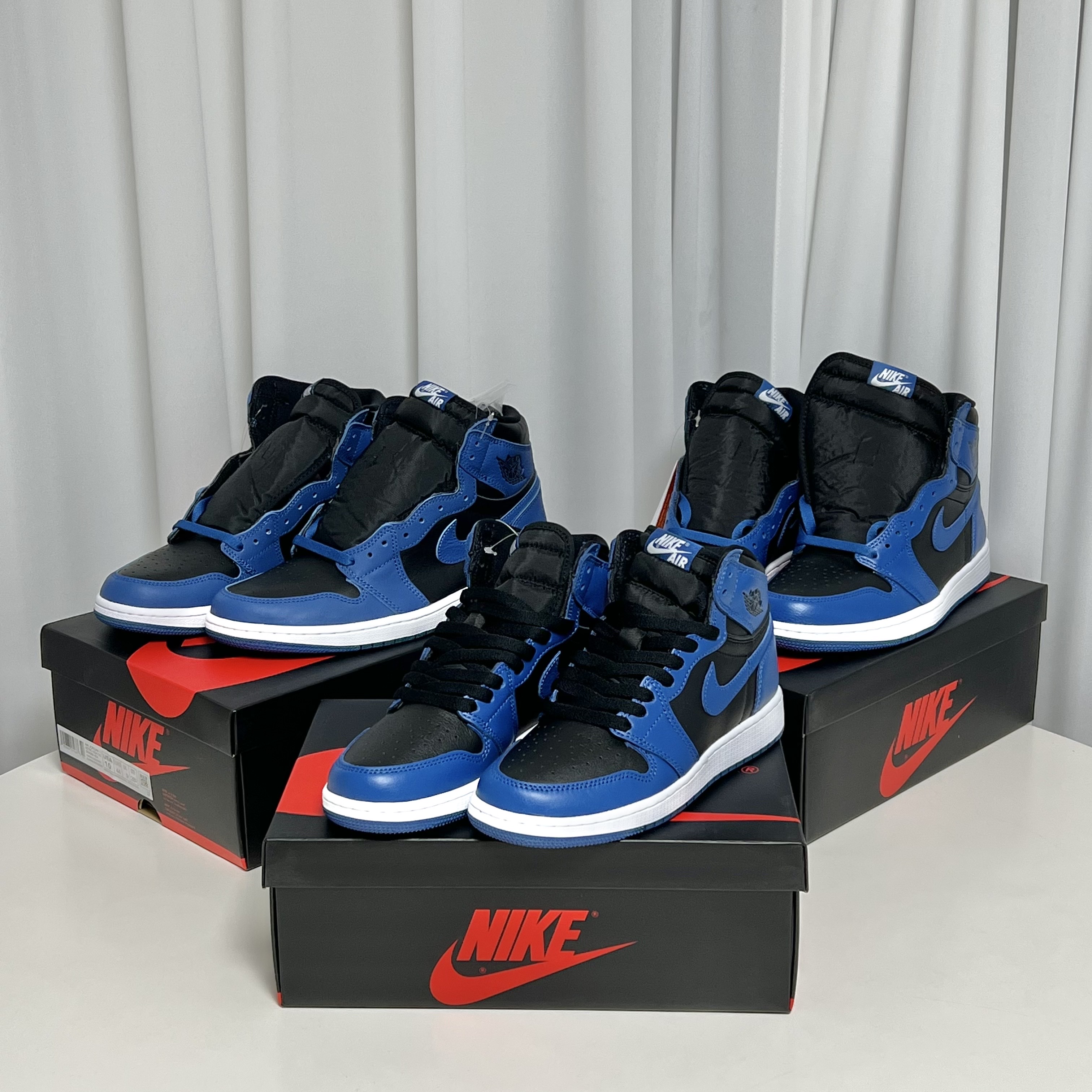 Jordan 1 Retro High OG Dark Marina Blue 착용 스타일 - 1