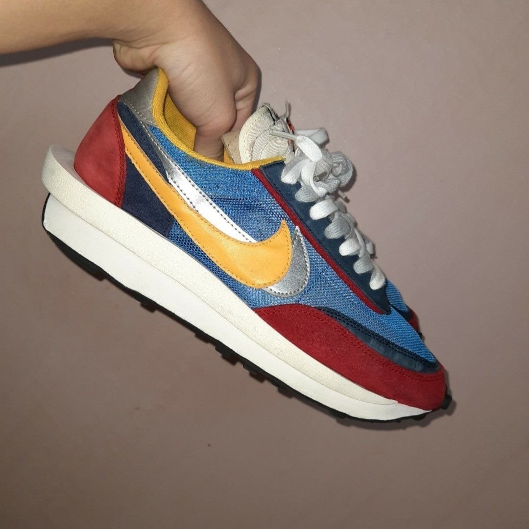 Nike x Sacai LDWaffle Blue Multi 착용 스타일