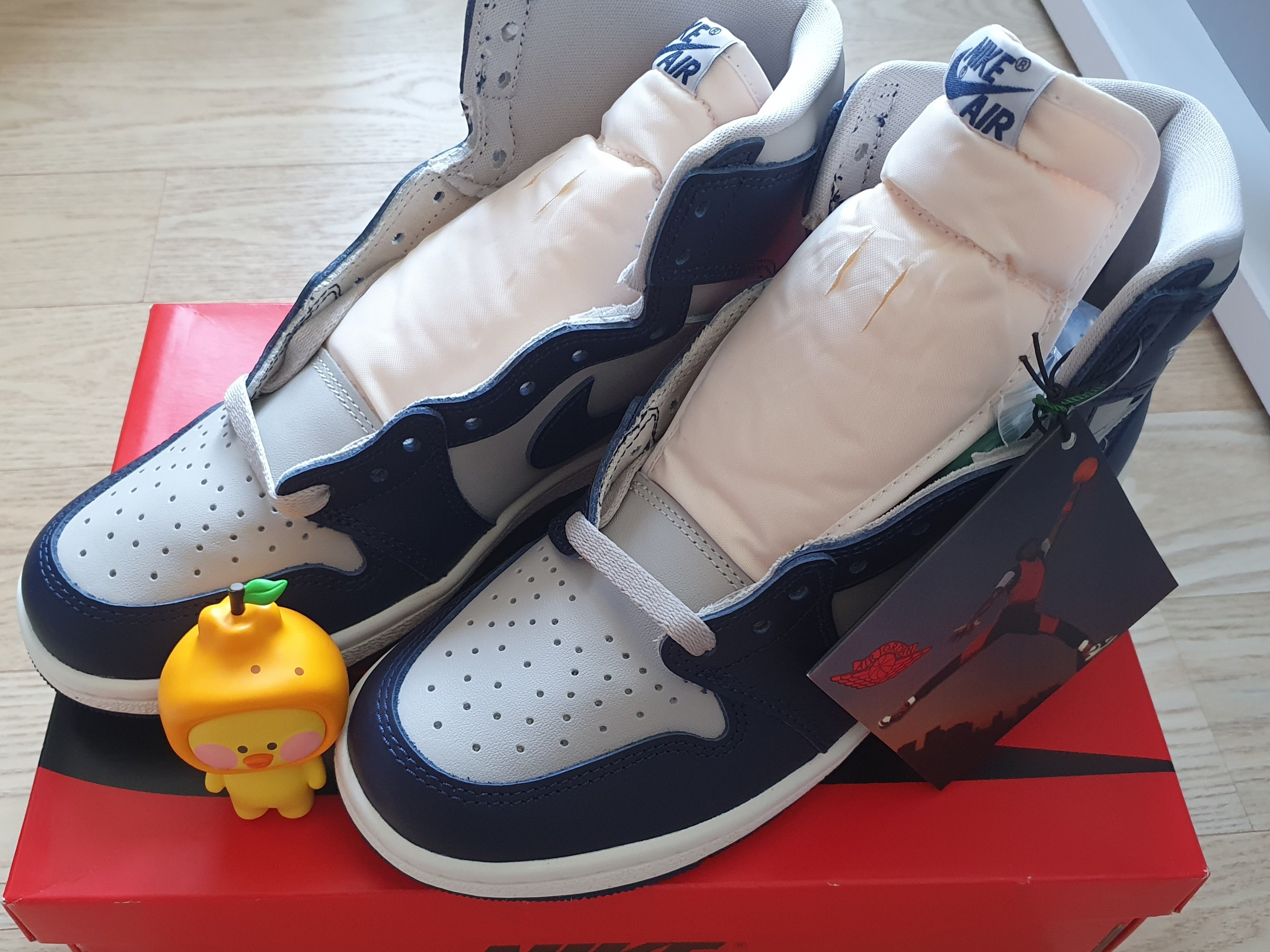Jordan 1 High 85 College Navy 착용 스타일