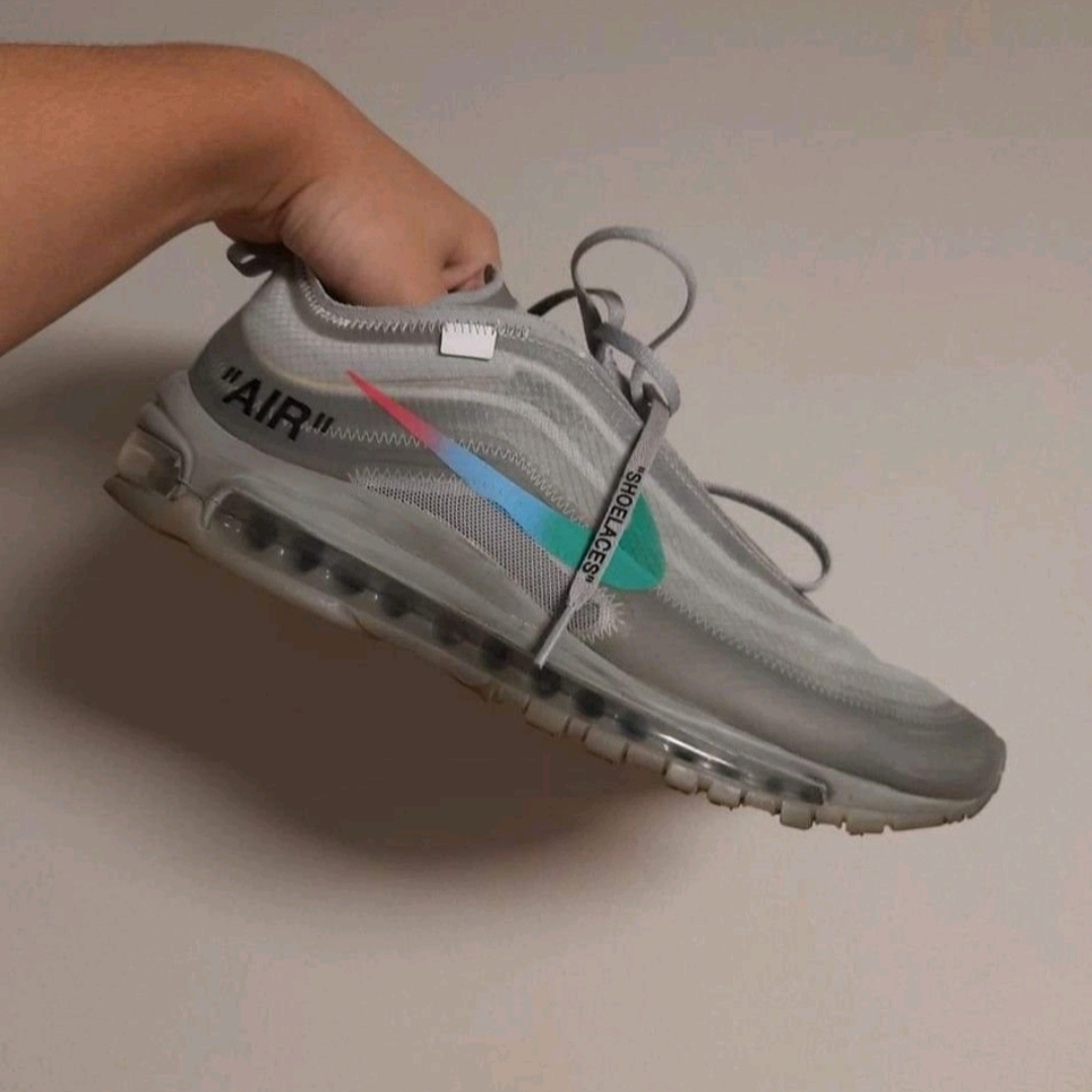Nike x Off-White Air Max 97 Menta 착용 스타일