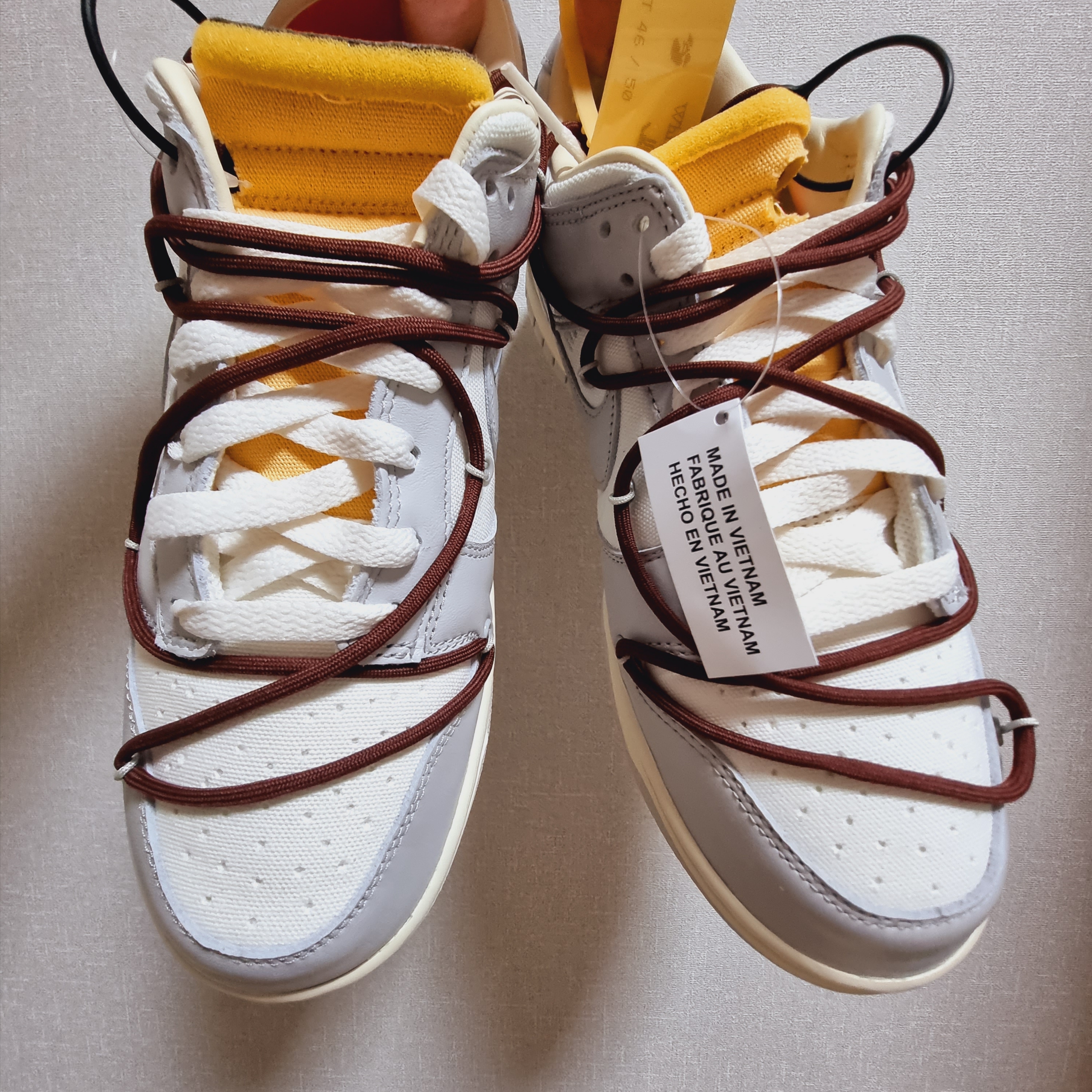 Nike x Off-White Dunk Low The 50 - Lot 46 착용 스타일 - 1