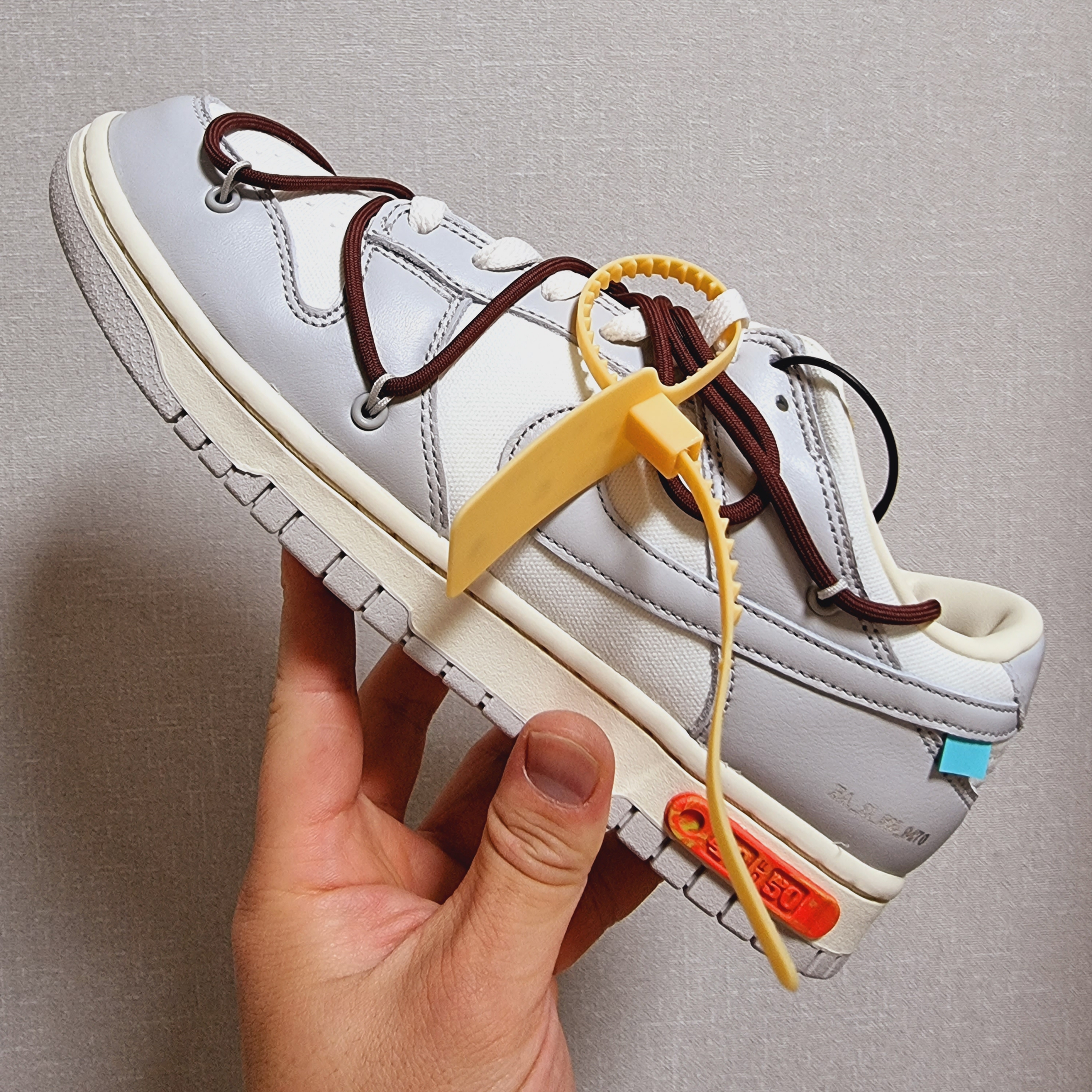 Nike x Off-White Dunk Low The 50 - Lot 46 착용 스타일 - 2