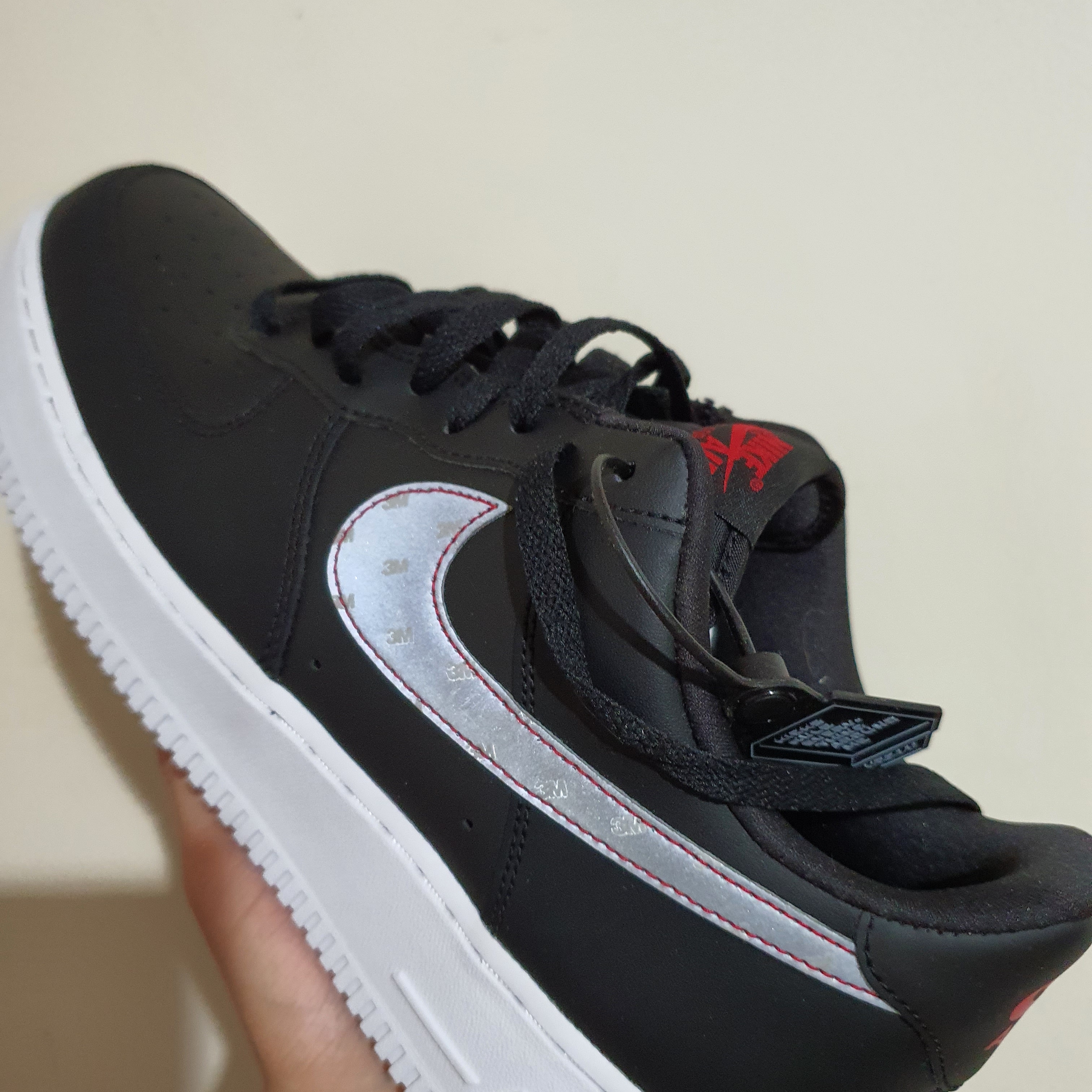 Nike Air Force 1 '07 3M Black 착용 스타일