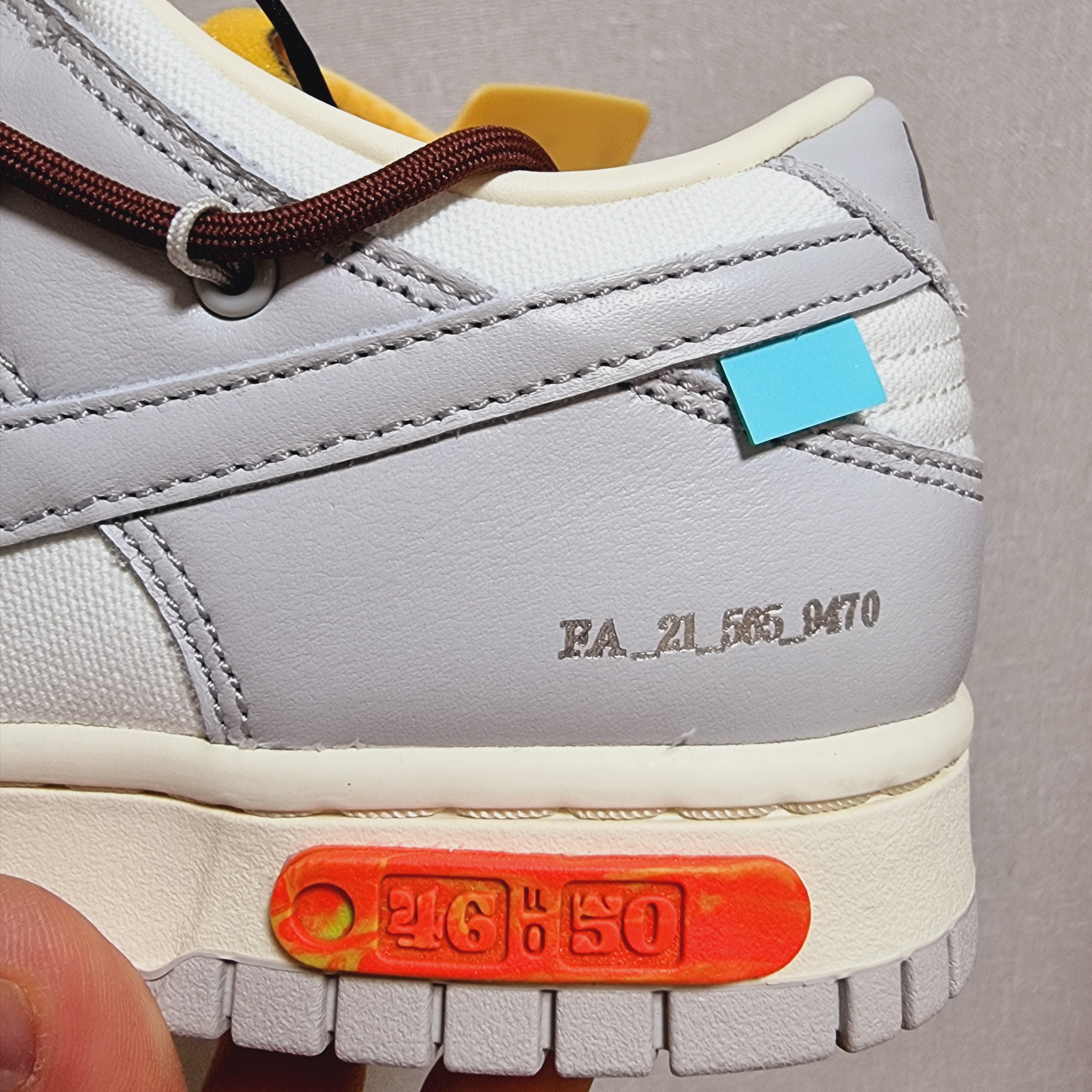 Nike x Off-White Dunk Low The 50 - Lot 46 착용 스타일 - 3