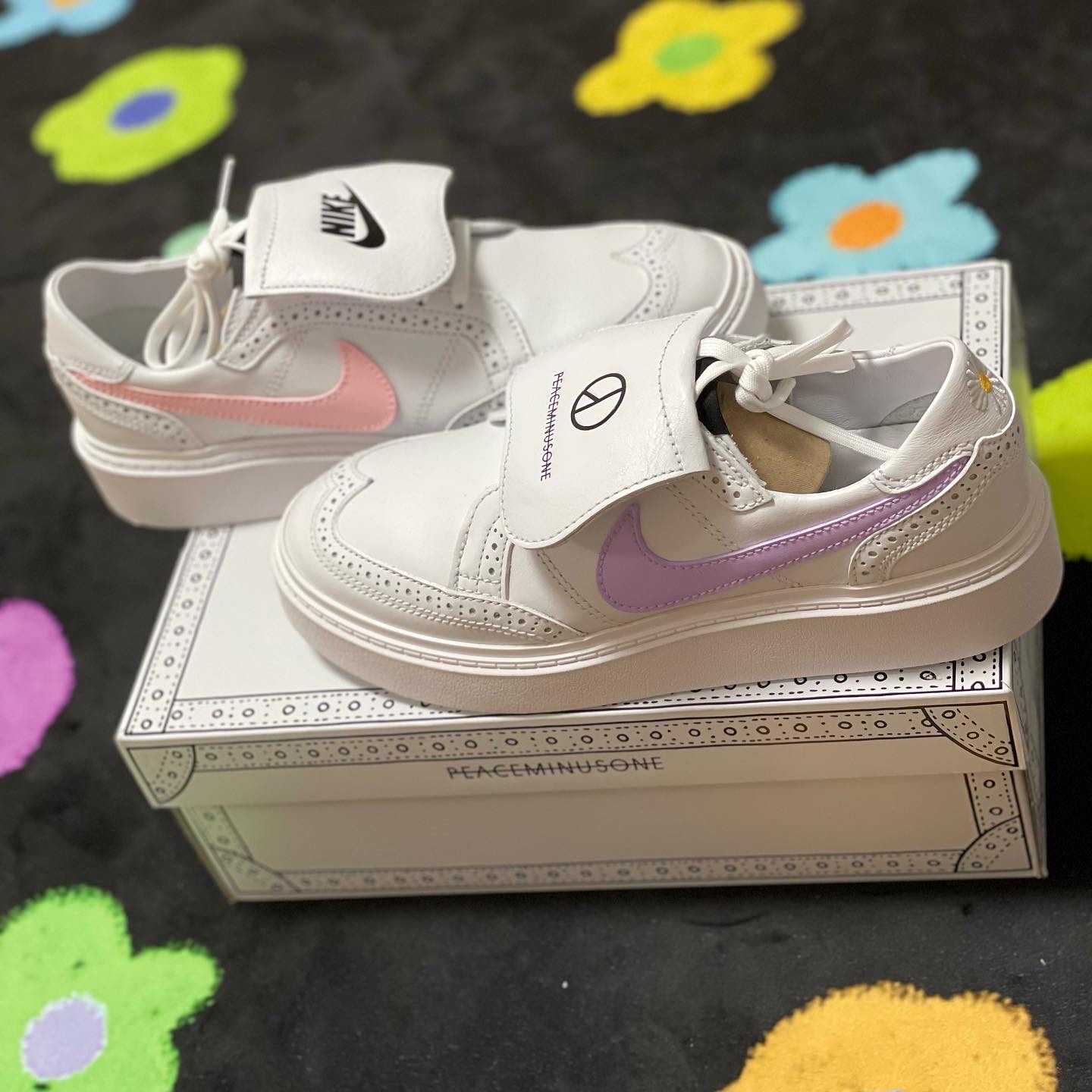 Nike x Peaceminusone Kwondo1 White 착용 스타일 - 1