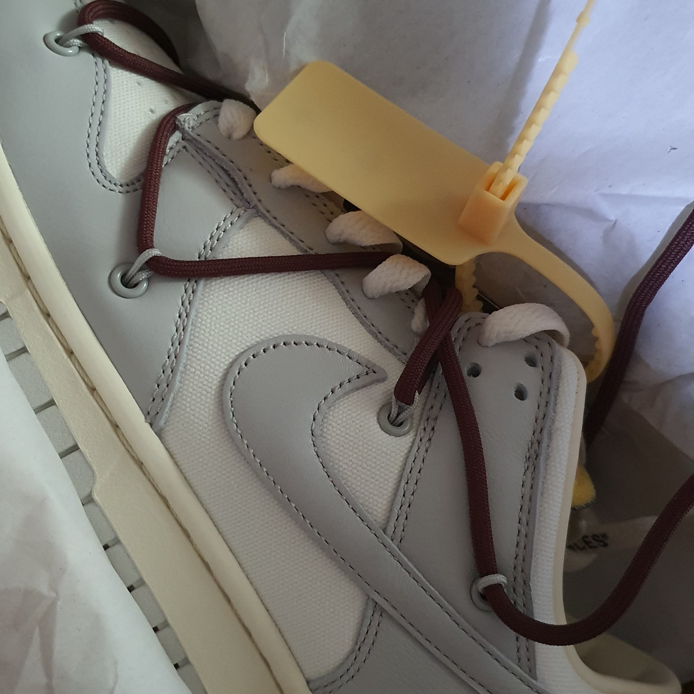 Nike x Off-White Dunk Low The 50 - Lot 46 착용 스타일 - 3