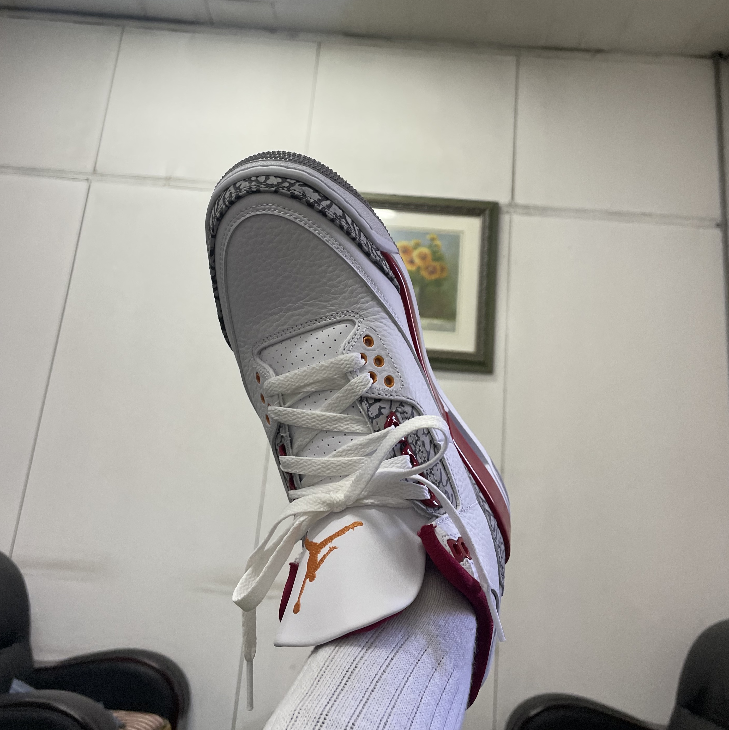 Jordan 3 Retro Cardinal Red 착용 스타일