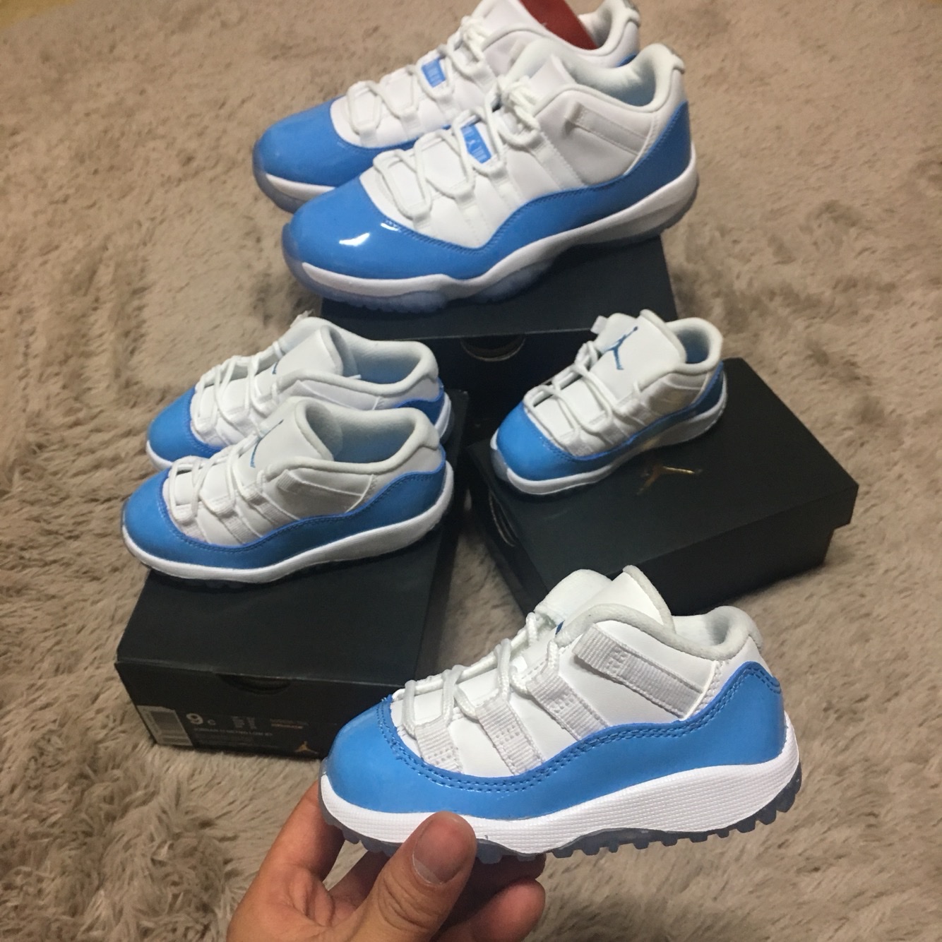 Jordan 11 Retro Low University Blue 2017 착용 스타일