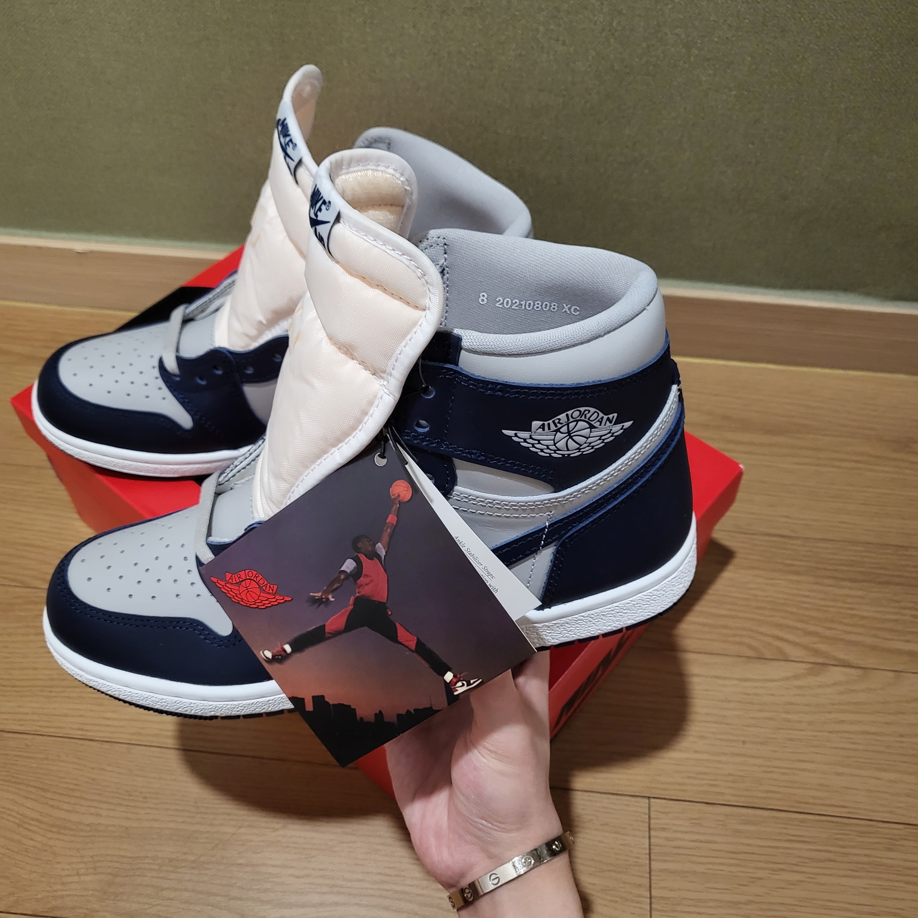 Jordan 1 High 85 College Navy 착용 스타일