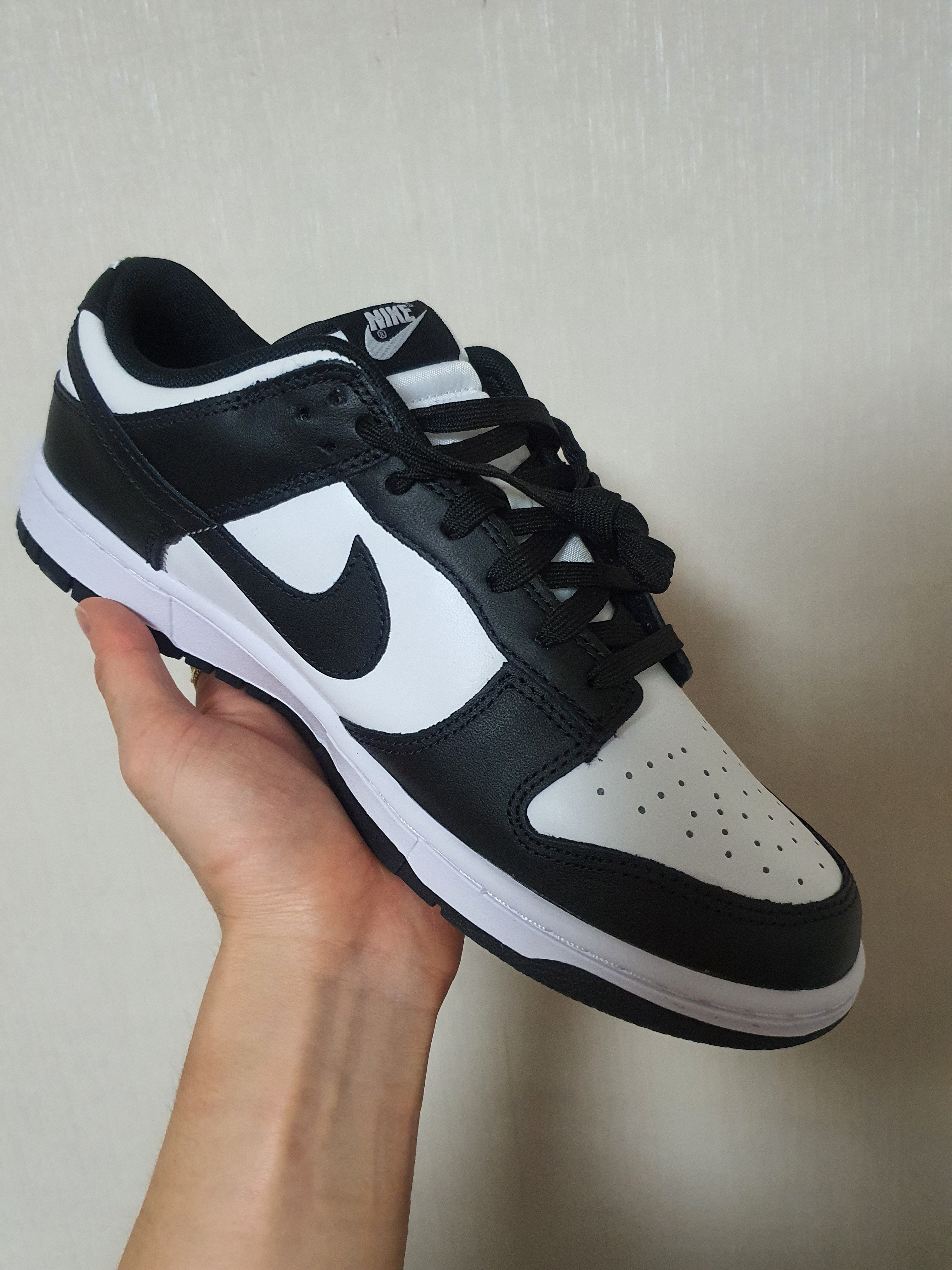 Nike Dunk Low Retro Black, (W) Nike Dunk Low Black 착용 스타일 - 3