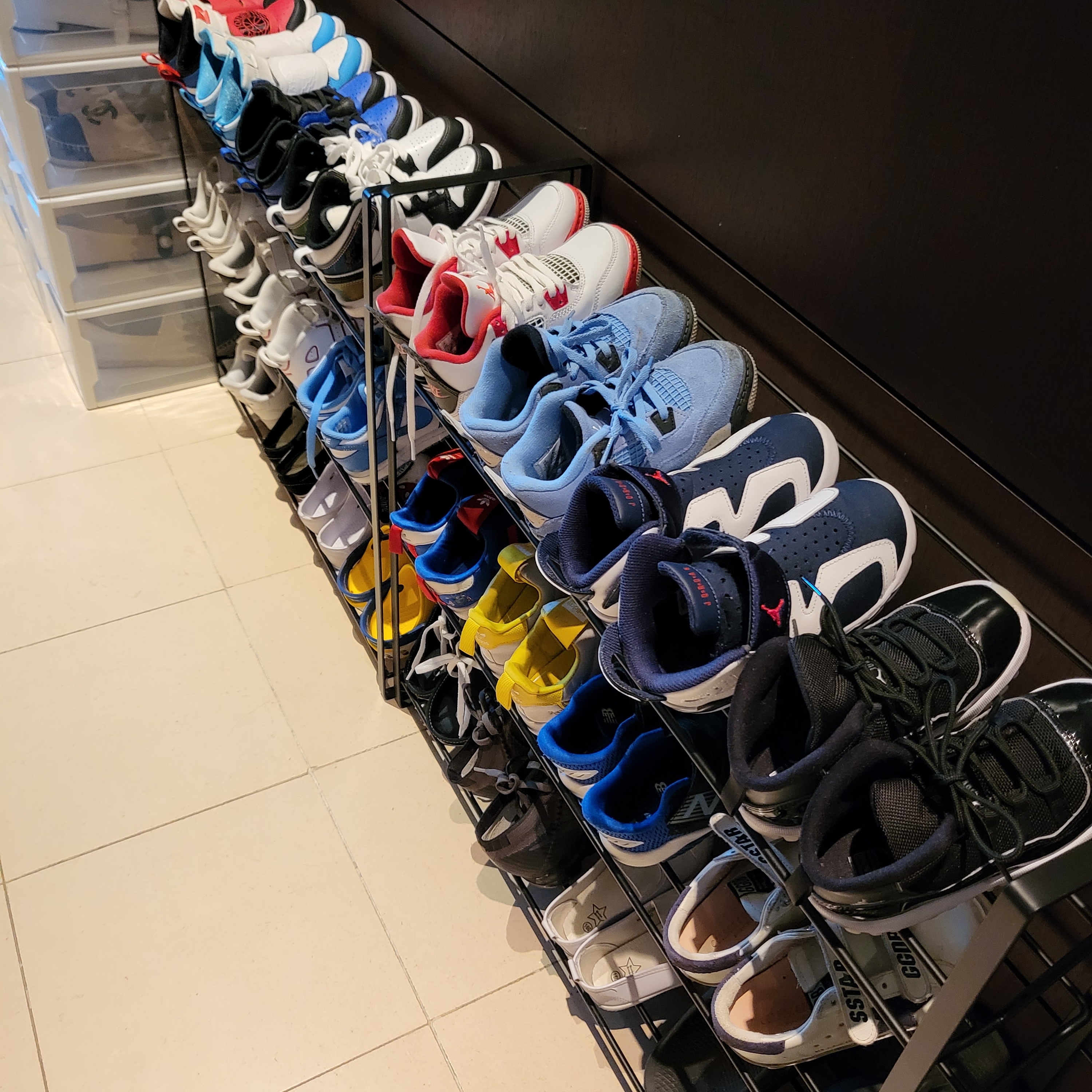 (PS) Jordan 11 Retro Jubilee, (PS) Jordan 4 Retro University Blue 착용 스타일