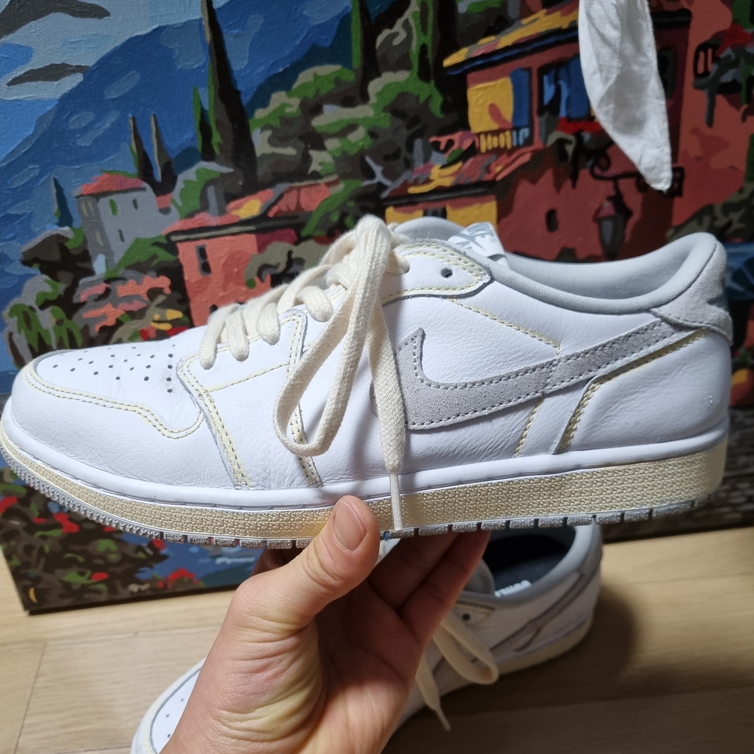 Jordan 1 Low OG Neutral Grey 착용 스타일 - 2