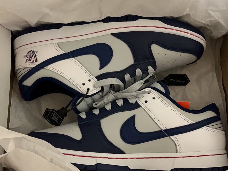 Nike x NBA Dunk Low Retro EMB Nets 착용 스타일