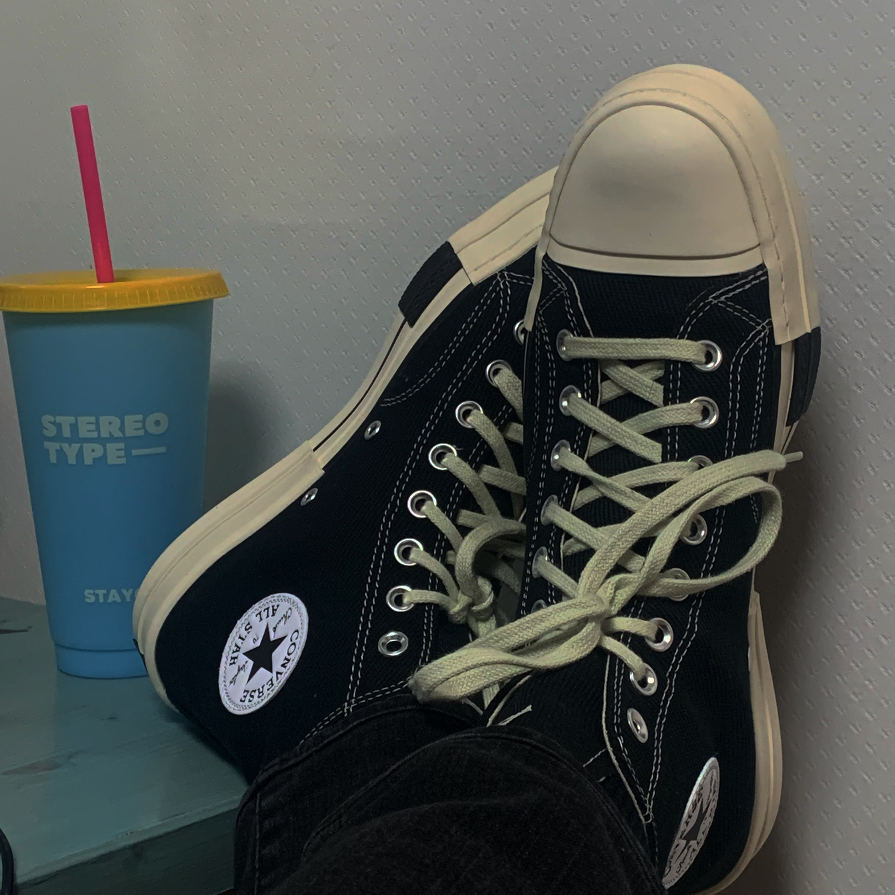 Converse x Drkshdw Drkstr Chuck 70 High Black 착용 스타일