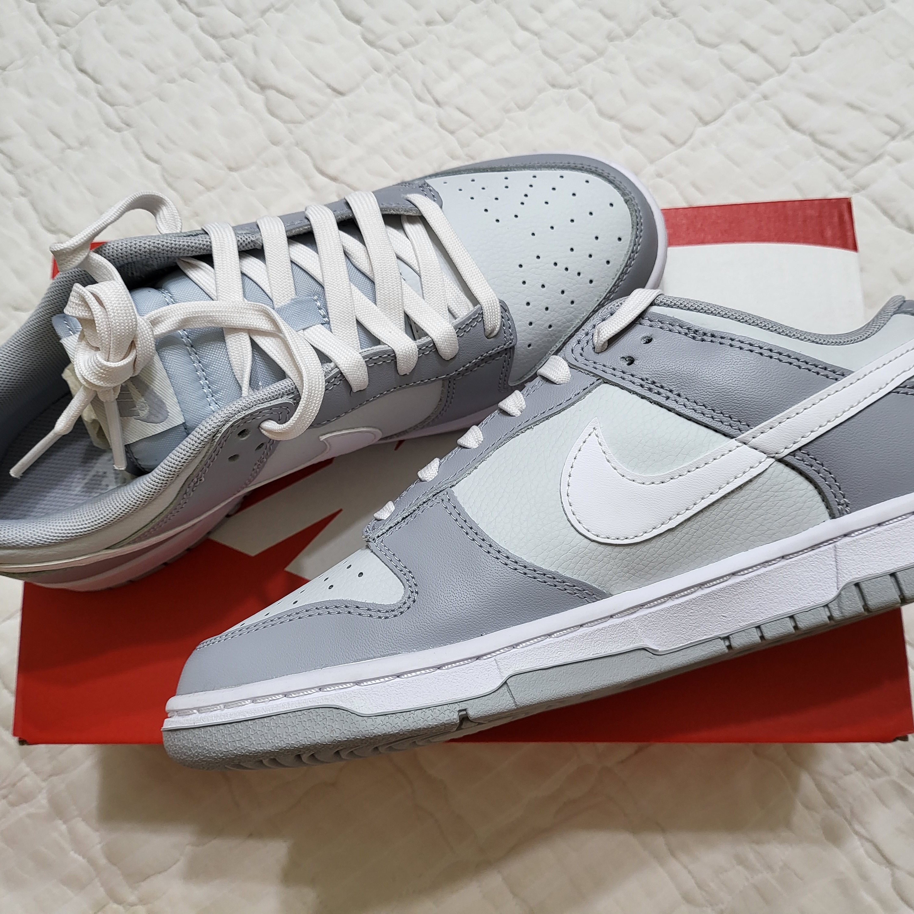 Nike Dunk Low Retro Wolf Grey 착용 스타일
