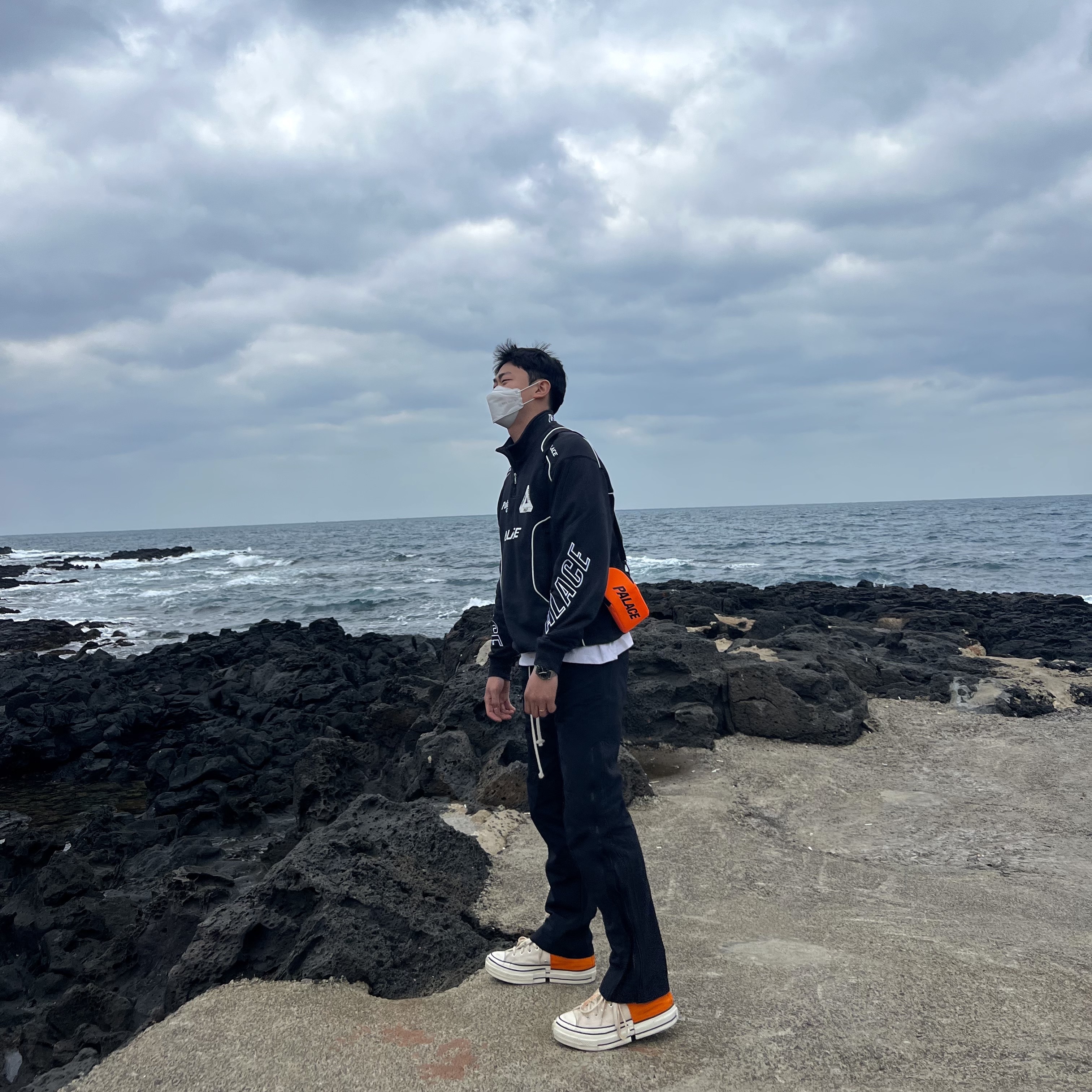 Converse x Feng Chen Wang Chuck 70 2-in-1 Persimmon Orange 착용 스타일 - 1