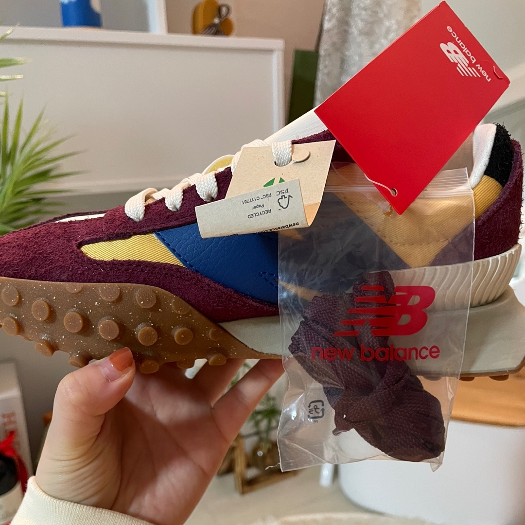 New Balance XC-72 Burgundy 착용 스타일 - 4
