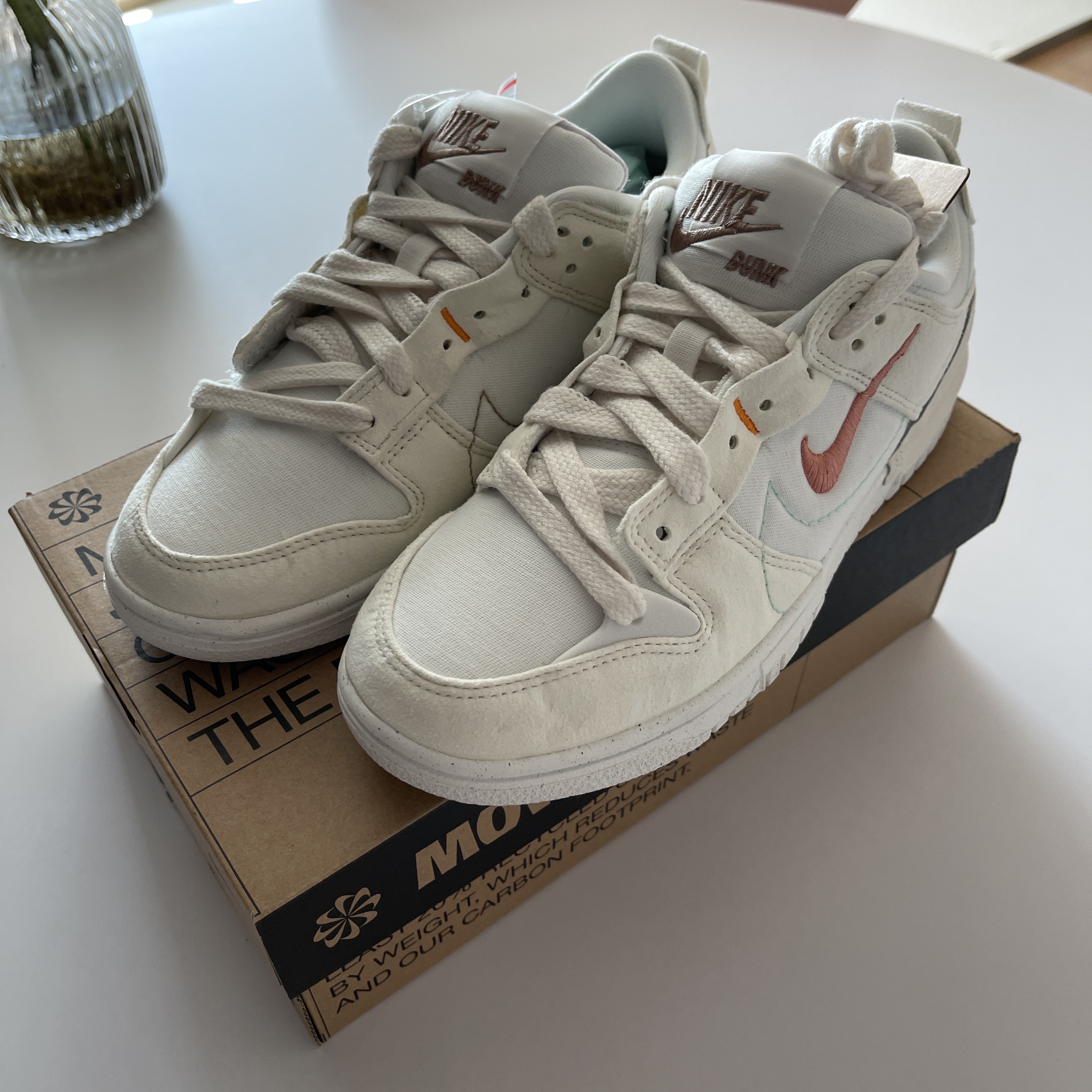 (W) Nike Dunk Low Disrupt 2 Pale Ivory Sail 착용 스타일 - 3